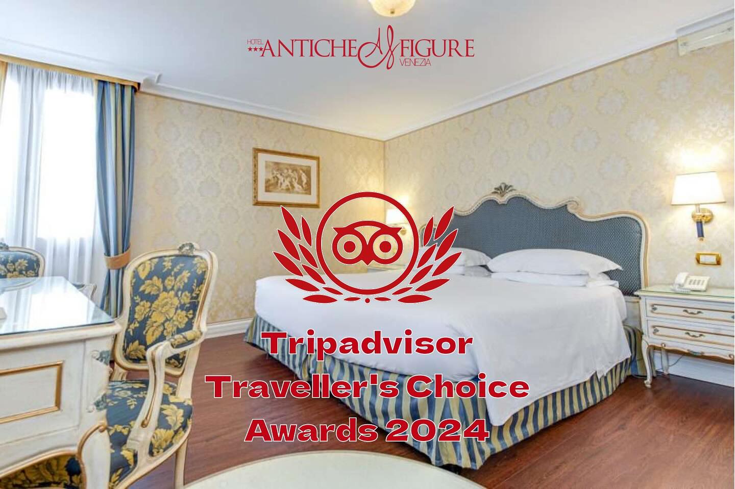 ? A heartfelt *GRAZIE* to all our esteemed guests who took the time to share their experiences with us!
Thanks to your kind words and glowing reviews, we’re thrilled to be in the top 10% of hotels worldwide on TripAdvisor! ??
At Hotel Antiche Figure, every guest is part of our family, and your feedback helps us grow and shine. ??
Let’s keep making magic together in the heart of Venice! ?️✨
#ThankYou #tripadvisor #tripadvisorreview #tripadvisortravellerschoice #HotelAnticheFigure #VeniceMagic #veneziadavivere #veneziaunica #grateful #travel #travelgram #hotellerie #hotels #worldwide #millegrazie #kindcomments #review #love #like #magic #italy #igers #prize