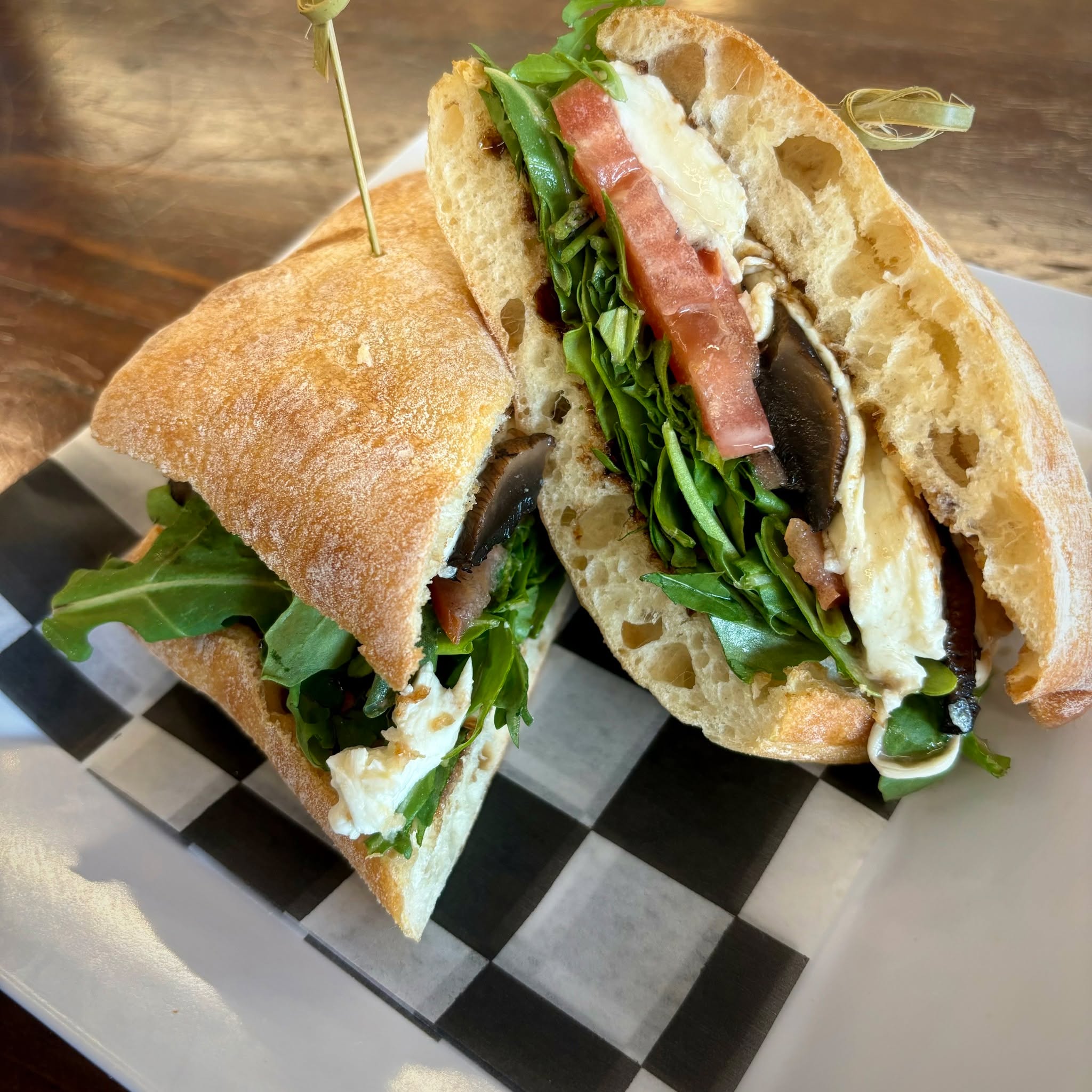 Take a break from fair foods with our weekend special, the Portobello Caprese (Portobello Mushroom with Fresh Mozzarella, Tomato, Arugula & Balsamic Glaze on Toasted Ciabatta)!
#themarketplaceguilford #thisisguilford #ctshoreline #localfirst #special #weekendspecial #portobellomushroom #portobellocaprese #caprese