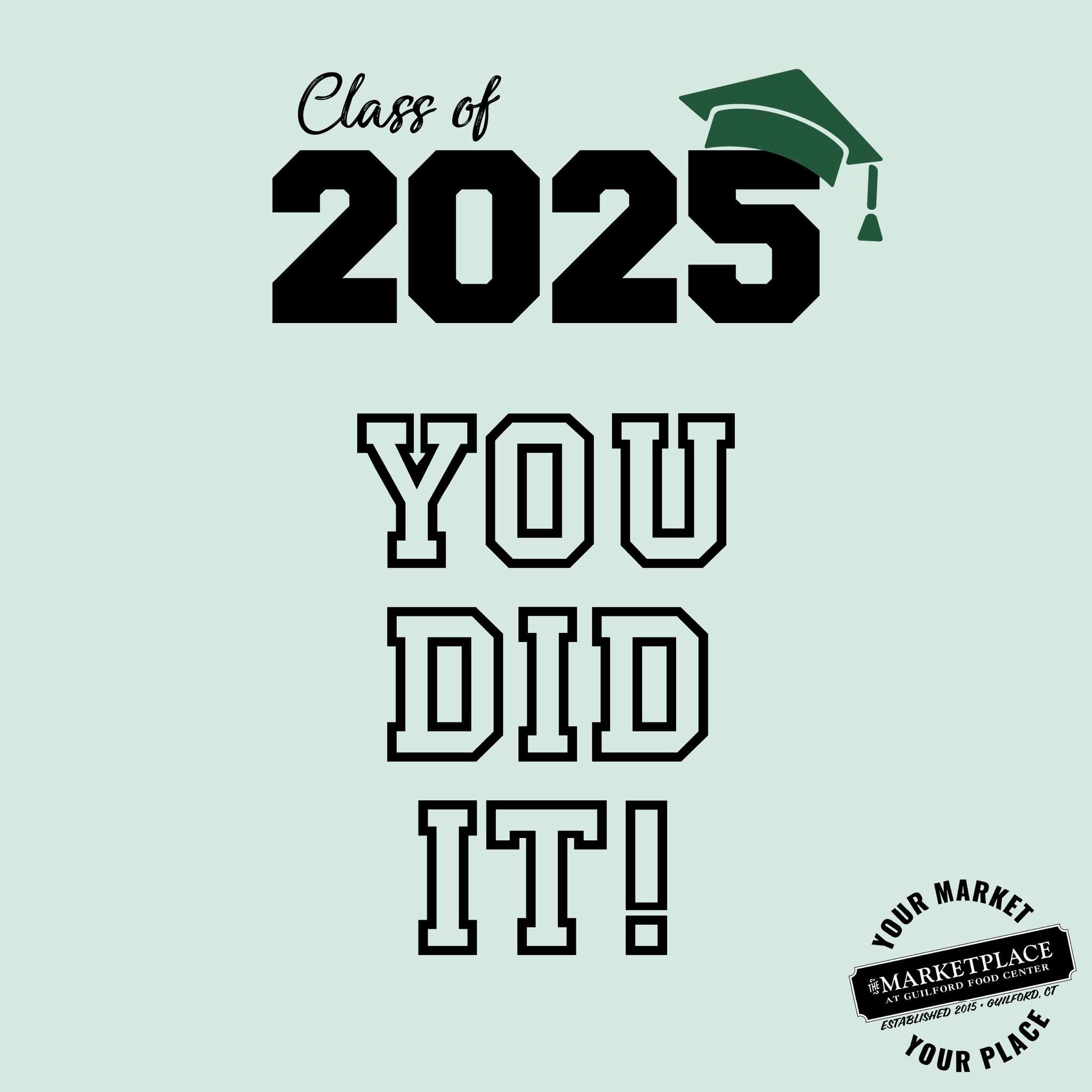 Congratulations to all graduates and especially to our very own Guilford High School class of 2025! Thanks to our amazing customers, we donated almost $900 from our April Change for Charity Register Round Up program to GHS Project Graduation Class of 2025!
"Do not go where the path may lead, go instead where there is no path and leave a trail." â Ralph Waldo Emerson
Deli open today until 4pm and beverage bar open until 6pm!
#themarketplaceguilford #yourmarketyourplace #thisisguilford #localfirst #ctshoreline #registerroundup #changeforcharity #ghsprojectgraduation #graduation2025 #guilfordhighschool #ghsgrads #youdidit