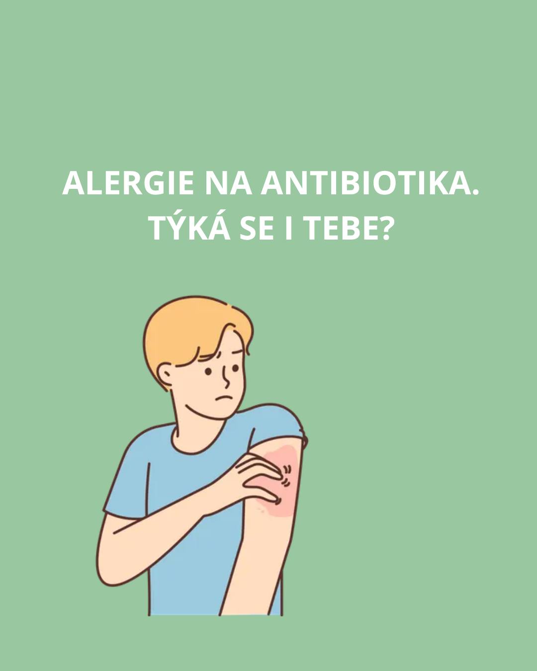 💊🔴 Alergie na penicilin – častá, ale často i mylně přisuzovaná. Jak ji poznat a co dělat dál?
Alergie na antibiotika – především na penicilin – je jednou z nejčastěji hlášených lékových alergií.
Ale pozor: mnoho lidí si ji chybně zaměňuje, aniž by šlo o skutečnou alergickou reakci. Kožní vyrážka nebo nevolnost ještě nemusí znamenat pravou alergii.
📌 Skutečná alergie se může projevit:
– svěděním, kopřivkou
– otoky, dušností
– závažnou reakcí zvanou anafylaxe
📋 Co dělat, pokud si nejsi jistý/á?
➡️ Nech si provést testy u alergologa.
➡️ Nikdy „neházej všechna antibiotika do jednoho pytle“ – existují alternativy.
➡️ Při každé návštěvě lékaře nezapomeň zmínit svou alergii (i podezření na ni).
❗ Nepodceňuj příznaky – ale ani neoznačuj každou reakci jako alergii. Společně s lékařem najdete bezpečnou cestu léčby.
#alergie #antibiotika #penicilin #bezpečnáléčba