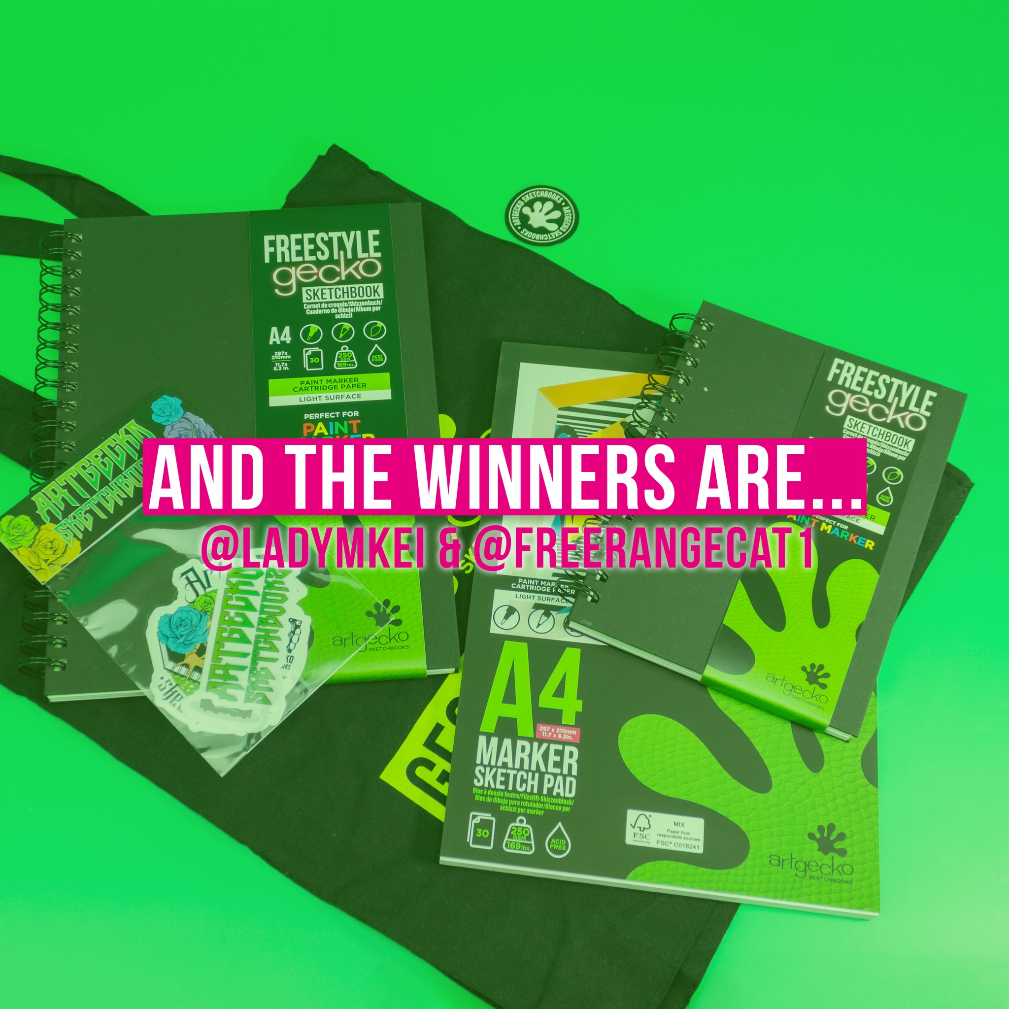 And the winners of our paint marker bundles art...
@ladymkei and @freerangecat1 ?
Congratulations to both of you!!
We will DM you and get your bundles sent out to you ?
Thank you to everyone who has taken the time to enter our giveaway! we have some exciting GeXchange updates coming up, so please stay tuned for them ??
#yorkshireday #artgeckosketch #sketchbooks #giveaway #win #posca #paintmarkers #reetgood #artsupplies