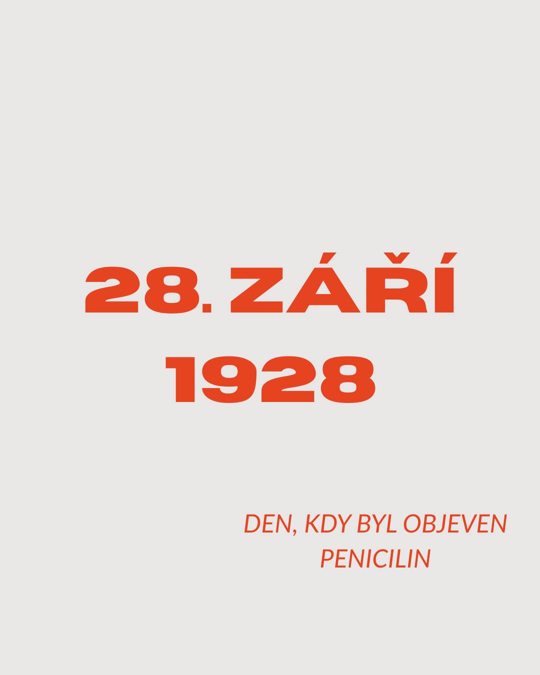 📖 Přečti si příběh o jednom z nejvýznamnějších objevů dvacátého století.
Spolu s děsivě přesným proroctvím Alexandra Fleminga na konci…
🗓️ V září roku 1928 si Fleming po návratu z dovolené všiml, že plíseň Penicillium dokázala zahubit bakterie na jeho Petriho misce. Tím začal příběh penicilinu – antibiotika, které zachránilo miliony životů. 🌍💉
⚠️ Už v roce 1945 ale Fleming varoval: pokud budeme antibiotika užívat nesprávně, bakterie si vyvinou rezistenci. A měl pravdu. Dnes se s tímto vážným problémem potýká celý svět.
👉 Antibiotika jsou zázrak medicíny – ale pokud s nimi nebudeme zacházet opatrně, můžeme o jejich skvělý účinek rychle přijít.
#penicilin #fleming #antibiotika #antibiotickarezistence #medicalhistory #onthisday
