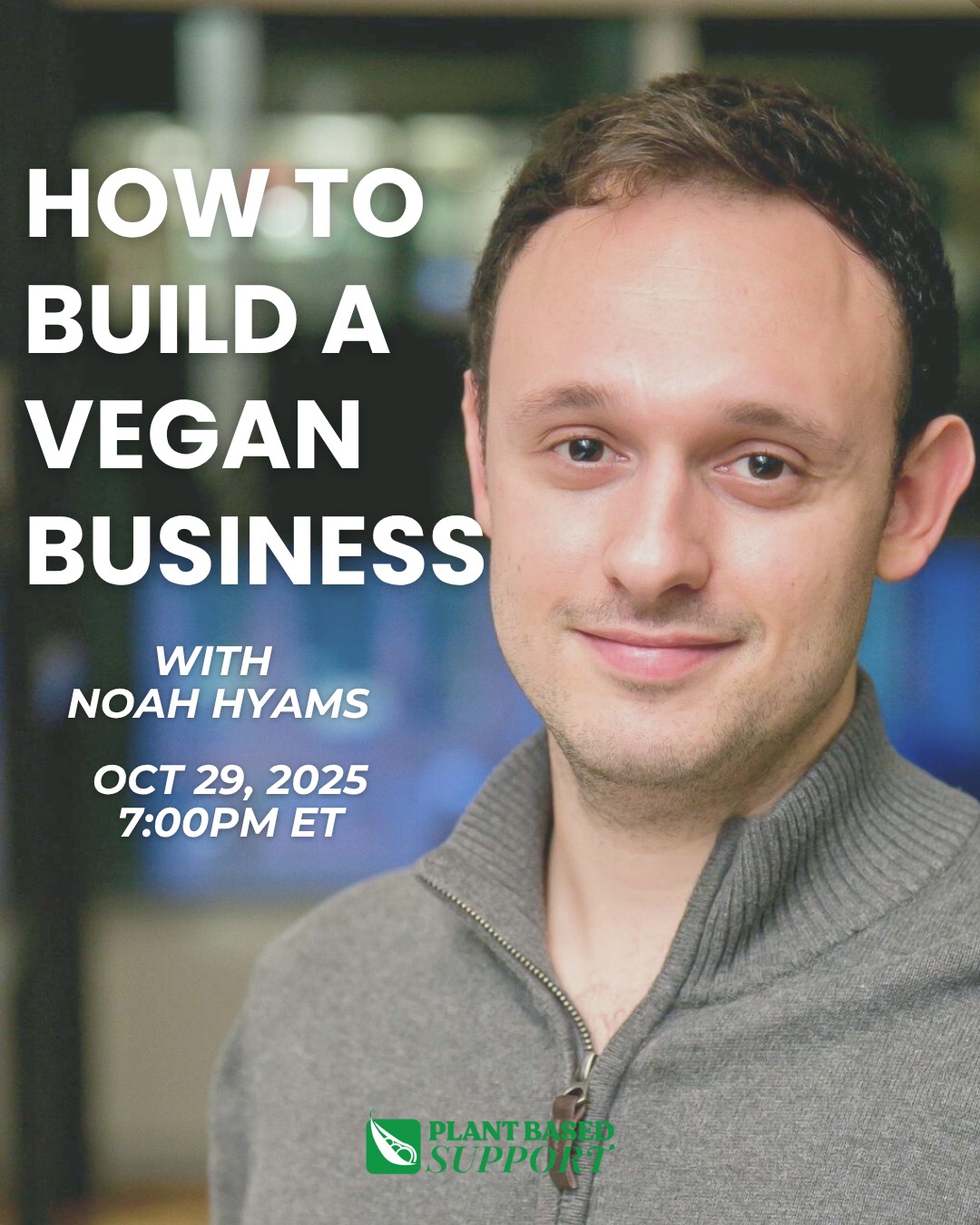 💡 Ready to grow your vegan business and make an impact that lasts? 🌱
Comment "business" to be a part of this event!
Join @noahhyams , Founder of @vegpreneur , on October 29 at 7 PM ET for How to Build a Vegan Business, an inspiring event for entrepreneurs and innovators shaping the future of the plant-based movement.
Whether you’re launching your first idea or scaling an established brand, this session will empower you with tools, strategies, and insights to build a sustainable, mission-driven business that thrives.
💬 Tag a fellow vegan entrepreneur who needs to hear this.
#PlantBasedSupport #Vegpreneur #VeganBusiness #PlantBasedInnovation #SustainableEntrepreneurship #VeganEconomy #PurposeDrivenBusiness