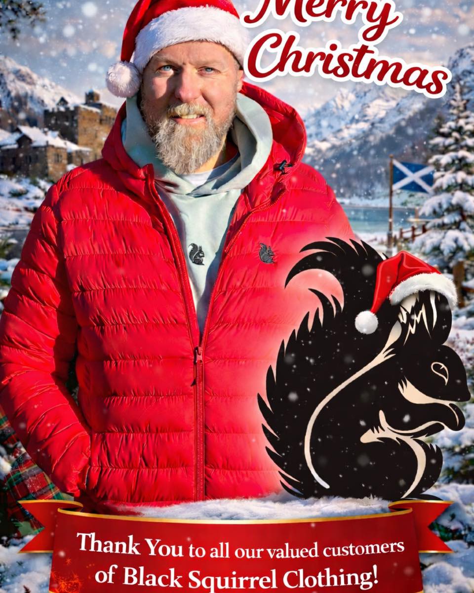 Merry Christmas. Thanks for all the support.
🖤🐿️
#blacksquirrelclothing
#merrychristmas