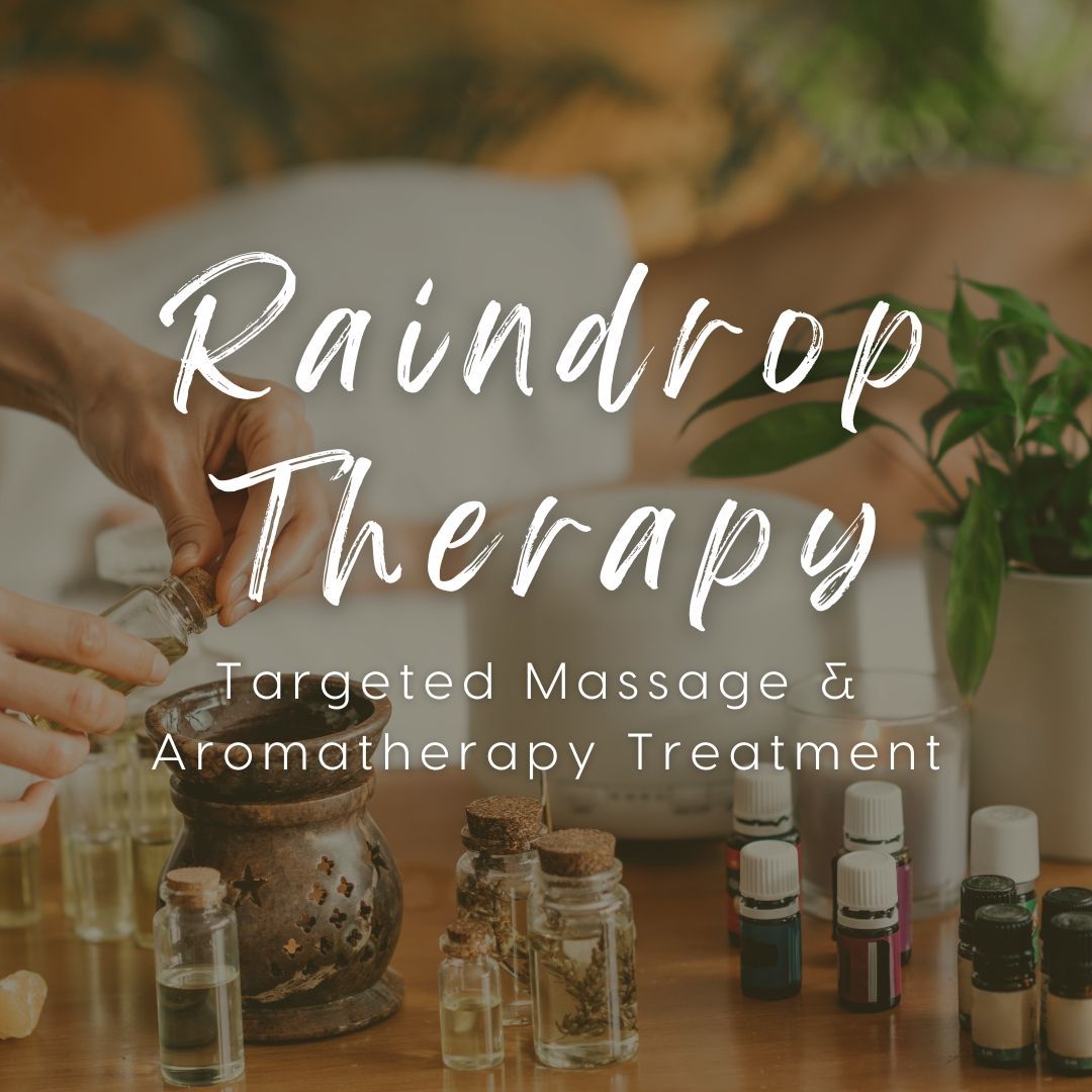 ?✨ Elevate your wellness routine with Raindrop Therapy! This unique technique combines the power of essential oils with gentle massage to promote relaxation, detoxification, and alignment. 
✨ Benefits you’ll love:
? Reduces tension and stress
? Supports immune system health
? Improves energy flow
? Enhances mental clarity
Experience the soothing blend of nature and touch as essential oils gently cascade along your spine, restoring balance to body and mind. ?♀️?
Have you tried Raindrop Therapy yet? Share your experience below! ⬇️
+
+
+
#RaindropTherapy #EssentialOils #WellnessJourney #RelaxAndRestore #MassageTherapy #GreenSpa #PlantPower #GreenBeauty #EviamaLifeSpa #Eviama #EviamaLife #Philadelphia #PhiladelphiaGreenSpa #Philly #PhillySpa #WomanOwned #SmallBiz #Healing #HolisticHealing #Holistic