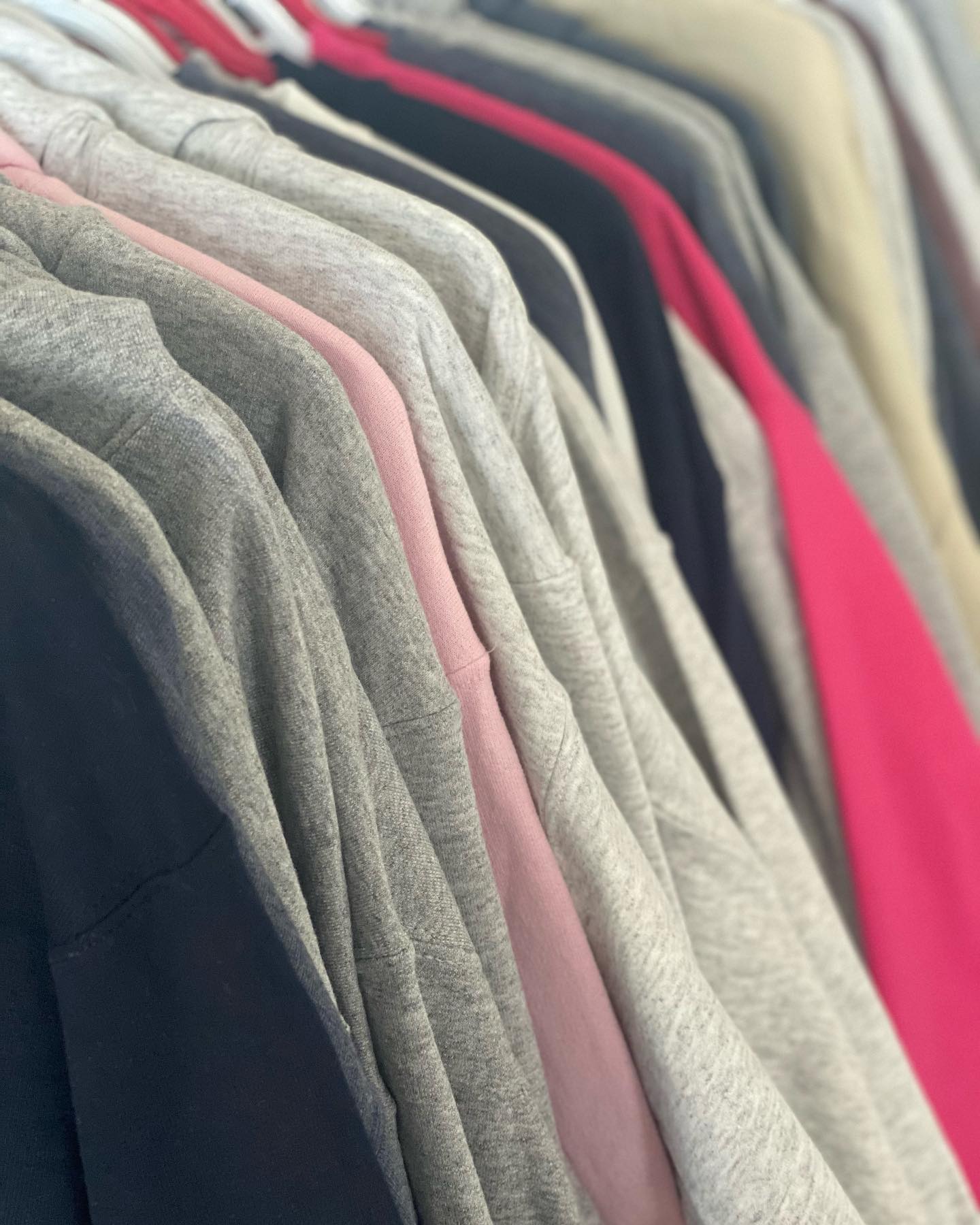 Tons of hoodies and crewneck sweaters in stock, send over your logo and let’s put together a promotional order for your business. Why would you wear someone else’s brand when you can wear your own?