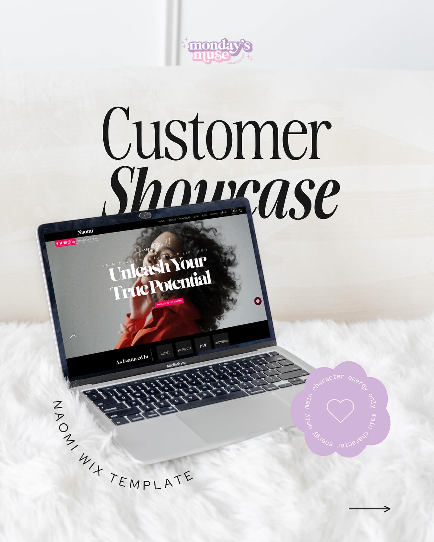 When one of the DIY muses understands the assignment 😍
A question I get hit with a lot is whether to go with a website template or splurge on a custom website build? And the truth? It’s not always black and white. The answer is completely dependent on what business stage you’re in, your budget, and other things.
But if you are bold enough to DIY - bc let’s bffr if you don’t have a plan it can get a little stressful - the absolute best thing you can do is to start with a website template.
A website template will take most of the stress away from DIY and help you avoid staring at a blank canvas on your computer wondering wtf you’re supposed to do.
The best part about website templates is that you can truly make them your own. See a template that’s more your style but it was created for beauty professionals when you’re a business coach? Who cares? Change the pics, text, and brand colors and no one’s gonna know 😉
Swipe and take in the luxury of a Naomi template transformation by one of the muses.
Hopefully you love this post because we don’t care about website template shame over here. 🫶🏾
Oh and if DIY isn’t your thing hit me up. Whether you bought a template and realized “yea, I need help” or you just don’t have the time. I got you 🤎.
Click the link in my bio and you’ll know what to do from there. #itsmondaysmuse 
#websitedesign #wixwebsitedesign #websitetemplate #fempreneur #femaleentrepreneur