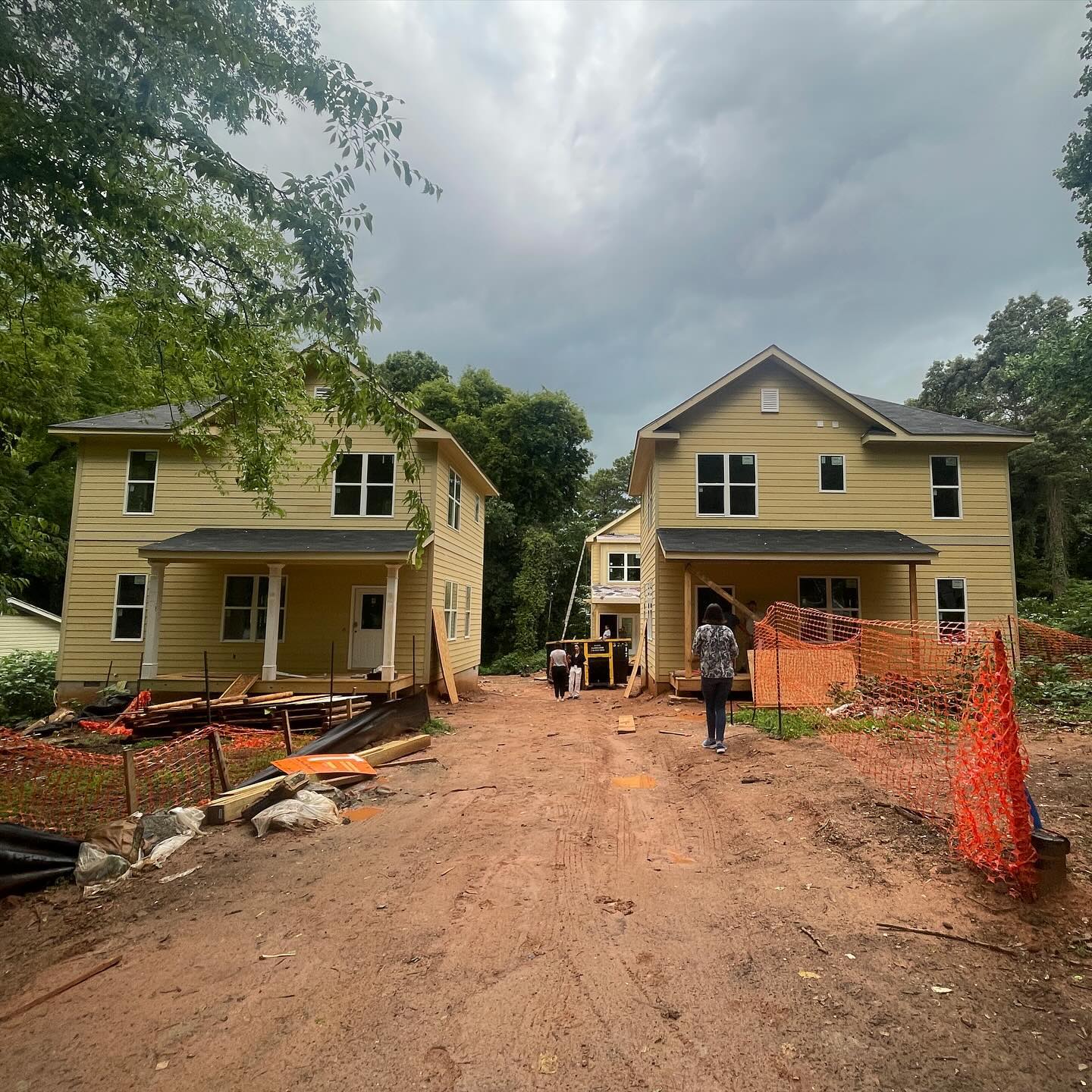 Before getting caught in the rain on a site visit -> Getting caught in the rain on a site visit -> After getting caught in the rain on a site visit