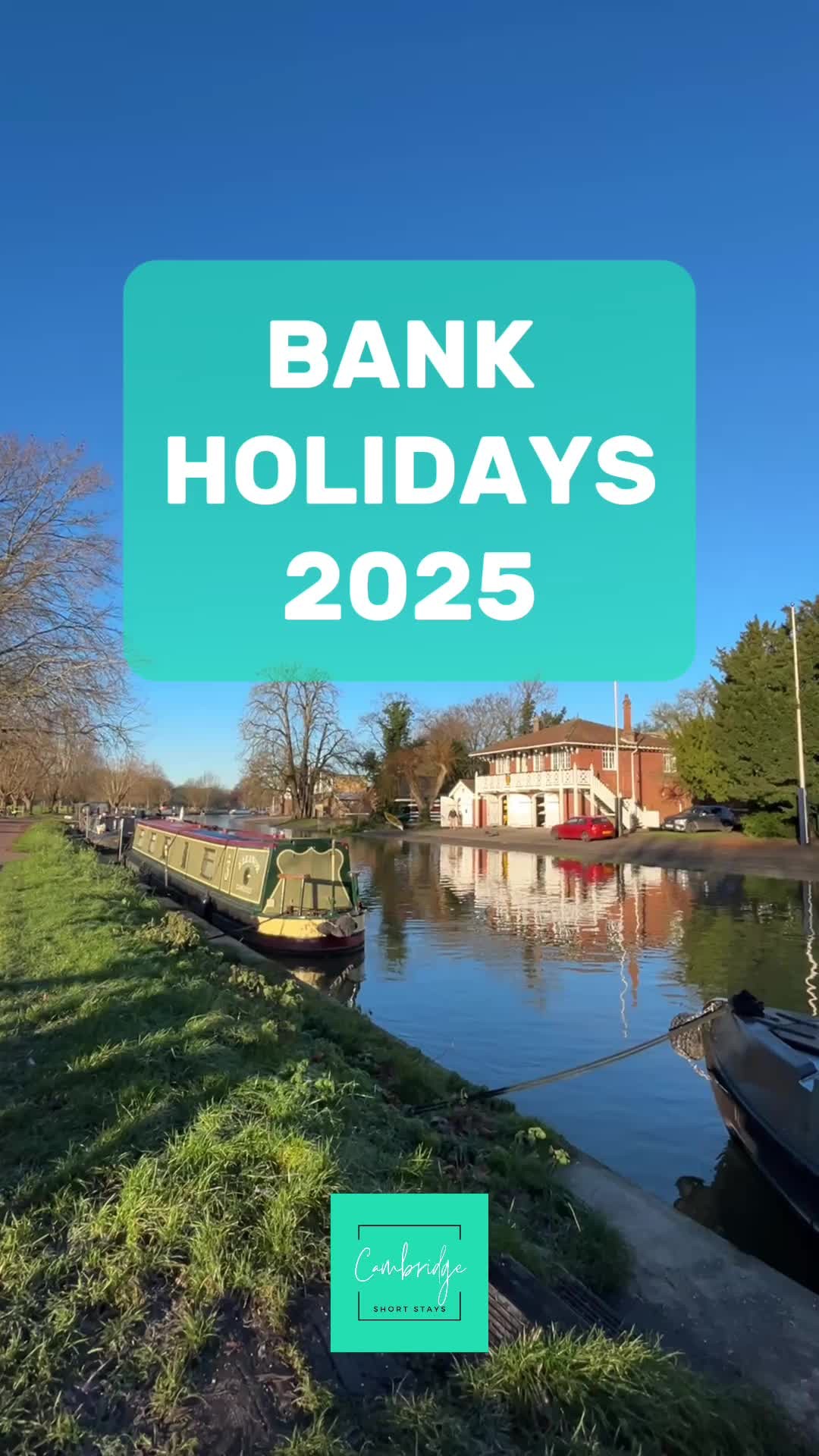 Planning your long weekends for 2025? We've got you covered with a list of all the UK bank holidays to help you make the most of your time off. 🗓️ Whether you're dreaming of a city break, countryside retreat, or just a few extra days to unwind, there's no better time to start planning!
Why not make one of those weekends extra special with a trip to Cambridge?
➡️ Book directly with us for the best rates and a seamless stay experience.
�#UKBankHolidays2025�
#LongWeekendPlanning�
#ExploreCambridge�
#UKStaycation�
#LuxuryShortStays�
#DirectBookingsOnly�
#PlanYourGetaway