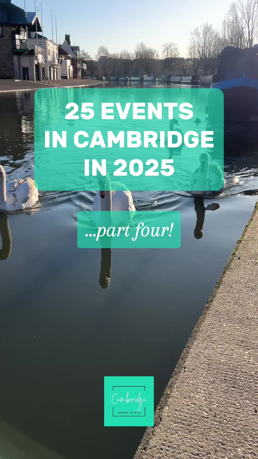 Part FOUR of in our mini-series on the best Cambridge events in 2025
1️⃣6️⃣ FESTIVAL OF PLANTS
Set in the beautiful landscape of the Botanic Gardens, the Festival of Plants celebrates the wonder of plants when the Garden is in full bloom.  A fun-filled, fact-finding day out with something for everyone to enjoy: from gardeners to budding plant scientists; families to photographers or anyone looking to spend an interesting day in the Garden when it is brimming with summer colour.
🗓️ 14th June
@cubotanicgarden
1️⃣7️⃣ THE CAMBRIDGE COMEDY GARDEN
Catch big name comedians at the all-new Cambridge Comedy Garden.  The Big Top’s bursting with the absolute best in comedy, plus craft beer, street eats, and more, to Parker’s Piece this July.
🗓️ 17th - 21st July
@cambridgecomedygarden
1️⃣8️⃣ CAMBRIDGE ROCK FESTIVAL
The ultimate Classic Rock, Blues, and Prog Music Festival, where good vibes meet great music. Experience a blend of real ales, family-friendly atmosphere, and outstanding musical performances.
🗓️ 31st July - 3rd August
@cambridgerockfestival
1️⃣9️⃣ CAMBRIDGE HALF MARATHON
A beautiful route some of Cambridge’s best sights and through some of the colleges too.  The crowds are immense. 
🗓️ 9th March 
@cambridgehalfuk
2️⃣0️⃣ ELKIE BROOKS FAREWELL TOUR
Having started her career in music in 1960, a remarkable 64 years of performing live, Elkie Brooks will embark upon her ‘Long Farewell Tour’. A celebration of Elkie's illustrious award winning career in music, performing some of her biggest hits including Pearl's A Singer, Lilac Wine, Fool (If You think It's Over) Don't Cry Out Loud, Blues, Rock, Jazz & material from her eagerly anticipated new album. Joined of course by her incredible band.
🗓️ 23rd November
@cambridgecornex
➡️ ➡️ ➡️If you need accommodation while you’re in Cambridge for these must-not-miss events, explore our beautiful houses on our website 🔗 in bio
#CambridgeEvents2025
#ThingsToDoInCambridge
#VisitCambridge
#CambridgeFestivals
#ExploreCambridge
#CambridgeMusic
#CambridgeHalfMarathon
#PlantLover
#lovecambridge
#Swans