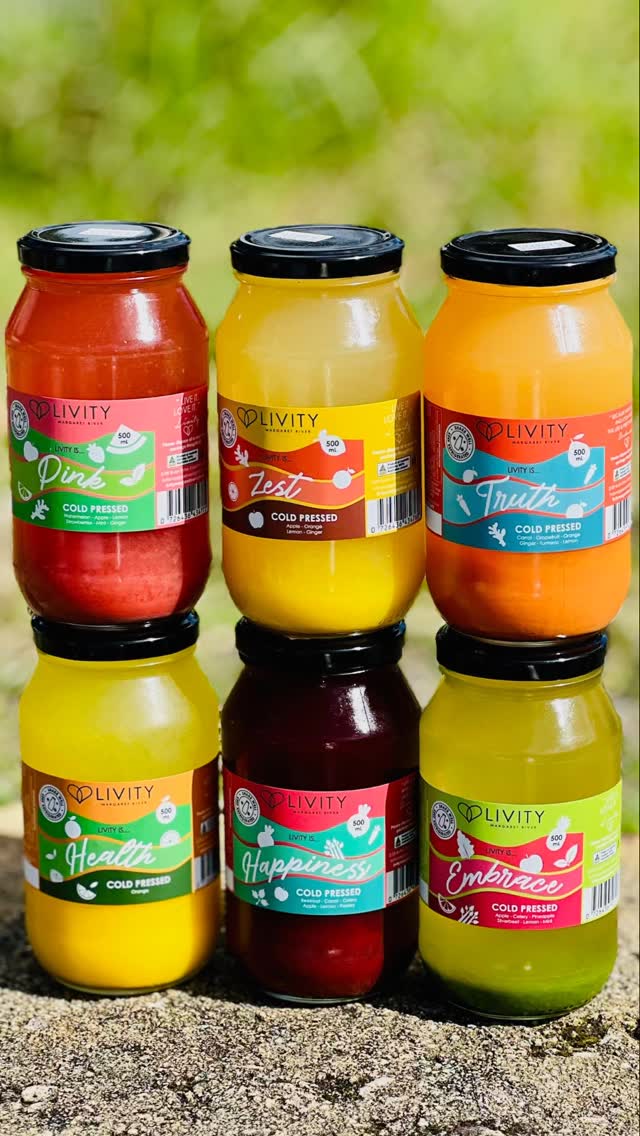 #LivityMargaretRiver #ColdPressedJuice