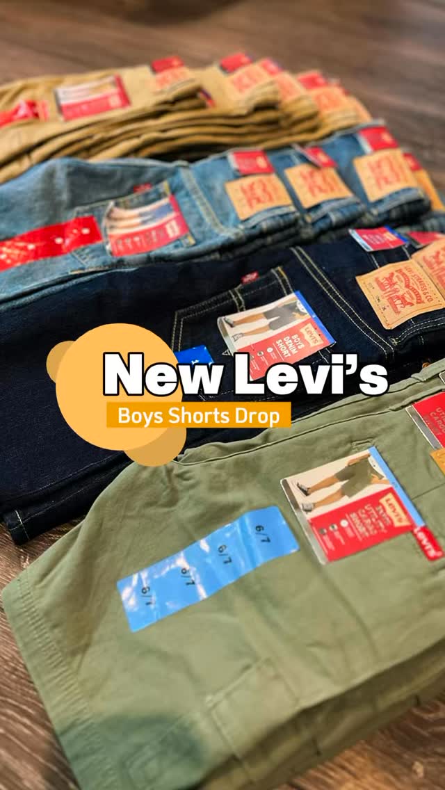 👖 NEW ARRIVALS for the boys!
Fresh Levi’s shorts just landed in-store — 4 styles, sizes 6–16, and all for just $9.99 🙌
Perfect for back-to-school, weekend wear, and everything in between. Stock up before they’re gone!
📍 Available now at Daly Finds
💸 Only $9.99 each
#DalyFinds #SanAntonioStyle #LevisKids #BackToSchoolStyle #SanAntonioShopping #BoysStyle #DesignerForLess #SAFinds #SanAntonioMoms #AffordableStyle #BackToSchoolShopping #ResaleRevolution #SAKidsStyle #SanAntonioFashion #ShopSanAntonio #SAShopping #FamilyStyle #EverydayStyleSA #SanAntonioLocal #SanAntonioLife