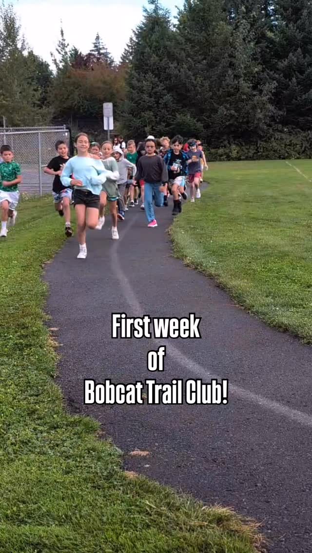 Wow! Bonny Slope Students really showed up for the first week of Bobcat Trail Club ๐พ
We had several student that ran double digit mornings! Theyโll be earning those first milestone awards faster than we imagined.
Keep showing up! Weโll be here Mondays and Thursdays at 7:55am
For those interested in volunteering to help, checkout ParentSquare for signups.