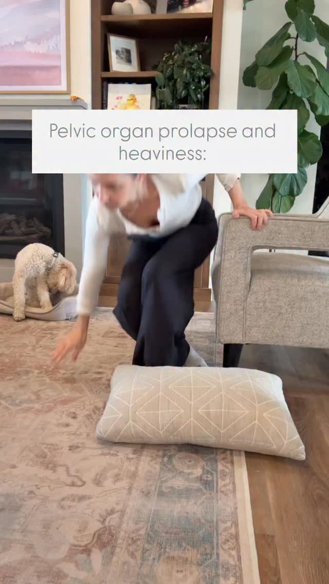 If you’ve had a busy day, if the bulging or heaviness is feeling like a lot, if you notice yourself gripping and tensing, or your symptoms are making you stressed, this simple exercise is for you.
It doesn’t seem like much, but sometimes getting your body and brain out of gripping, holding, fight-or-fight mode is exactly what’s needed.
The elevation of your legs and hips will help with easing the pressure and heaviness feeling in your pelvic floor.
Getting your hips higher than your head is also a quick way to help your nervous system chill, which can have a dramatic effect on your pelvic floor.
It’s also a great opportunity to hone in on a 360° breath, which will help with pelvic floor function, as well as helping you to simply feel better!
Keep this tip at the ready for whenever you need a slow down and reset.