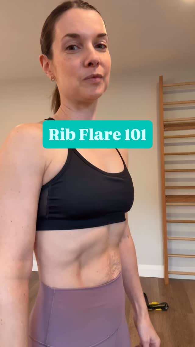 Rib flare can be a great example of how your body really works as a whole.
Improving rib flare can mean working on:
- Better breath mechanics
- Improved rib mobility
- Creating freedom and space in your back
- Strengthening in good alignment
- Finding better movement in your pelvis
It’s essentially getting your body moving well- which had a myriad of benefits beyond that rib flare!