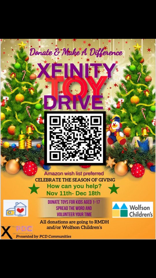 Brothers and sisters, it's that season again. The season that every child looks forward too. The anticipation of that Christmas morning with hopes of finding the joy through gifts. IT'S GIVING SEASON and YOUR HELP is NEEDED!!!
Please support an unprivileged child who is battling through the troubles of life and health by DONATING a TOY TODAY!!!
Visit the link below or the link tree profile link to be directed to an Amazon wishlist to donate a gift and spread the spirit of the season.
LOVE is the spirit we will share through your donations.
Thank you family!!!
https://www.amazon.com/registries/gl/guest-view/17AY2TBWYAV7G
#giving
#god
#love
#ronaldmcdonaldhouse
#wolfsonchildrenshospital
#donate
#holiday
#nonprofit
#holidayseason
