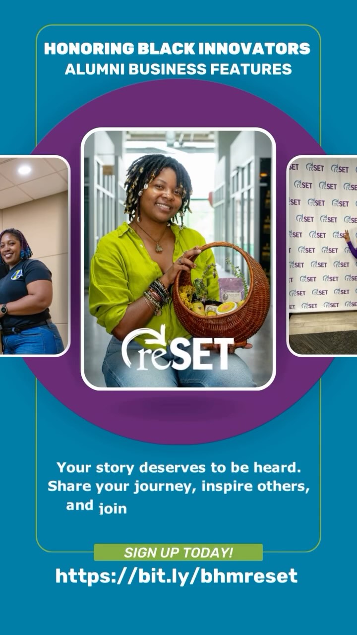 This Black History Month, we’re shining the spotlight on the incredible achievements of our Black alumni innovators across Connecticut!
Are you a reSET alum? Share your story and inspire others with your journey of impact and success. ?
?  Submit your story today and get recognized—not just this month, but throughout the year!
https://bit.ly/bhmreset
#resetalumni 
#poweredbyreset #blackentrepreneurs #socialimpact #ctentrepreneur
