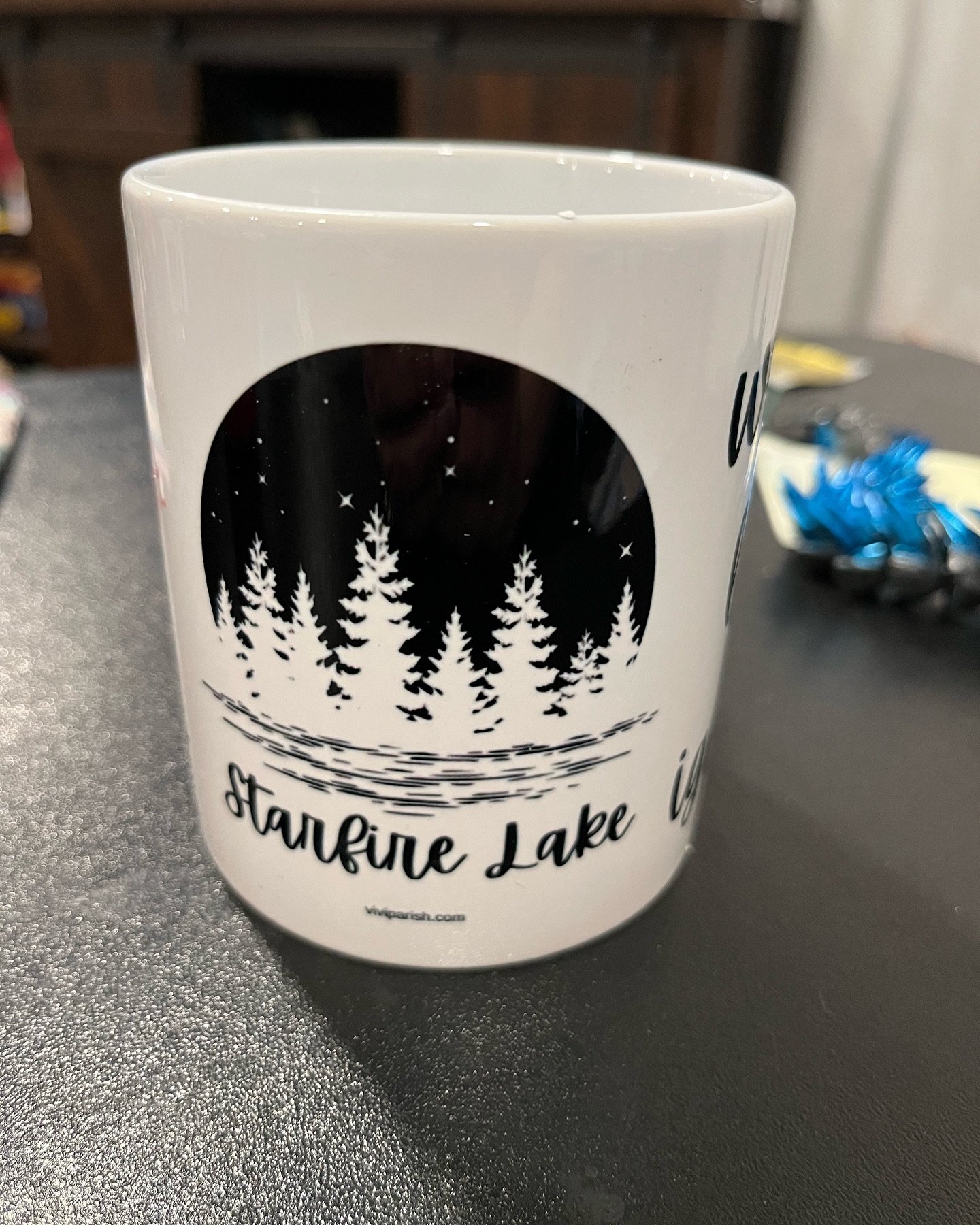 Better pictures coming eventually, maybe even a video, but I got this mug in (delays happen sometimes) and I am in LOVE 🥰🥰
#starfirelake #authormerch #mugcollection #writerlife