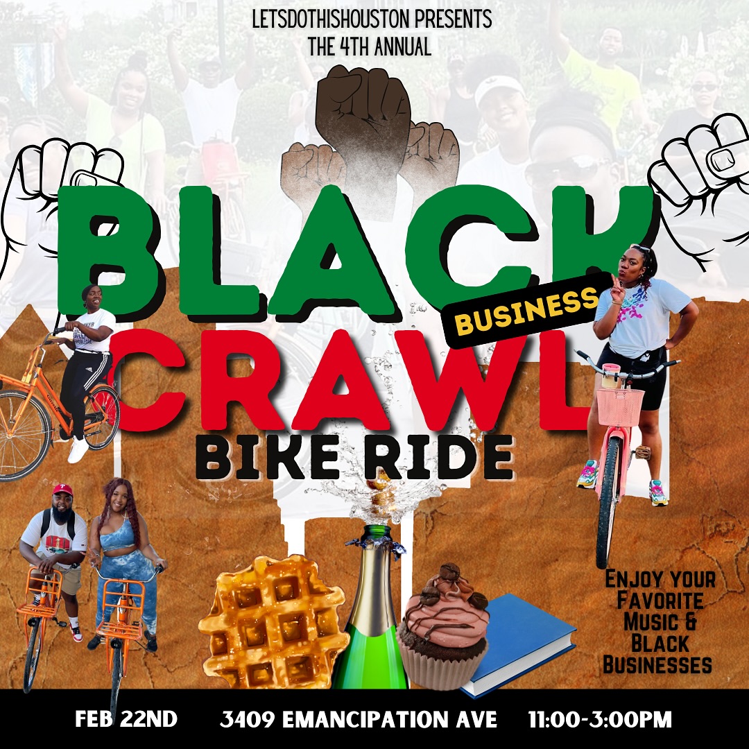 As we celebrate the 1st Day of #BlackHistoryMonth ✊🏾 LETS DO THIS!! & Pull up ⬆️ Feb 8th & Feb 22nd to 
📍@3rdwardtours and support these local #BlackOwned Businesses in the area with our 4th Annual Black Business Crawl Bike Ride 🚲💨🎶🍴🍾🧁📚 happening 11-3pm
↔️ Swipe to check out the vibes 
Tag friends & Let’s support our #BlackownedBusinessess all month long and all year!! 
Link in the bio to register today!!