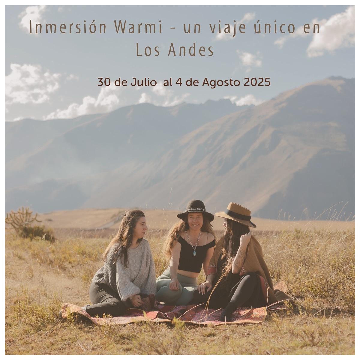✨ ¿LISTA PARA TRANSFORMAR TU CONEXIÓN CON LOS ANDES? ✨
#InmersiónWarmi2025
30 Julio - 4 Agosto | Cupos Limitados
🔥 Vive una experiencia única:
▫️ Ceremonia de despacho ancestral con sabios locales.
▫️ Tour gastronómico VIP: sabores del Cusco + cenas fusión con ingredientes de manos andinas.
▫️ Noches estrelladas: tinas calientes + baños de sonido frente a la laguna Huaypo 🌌
▫️ Andean Yoga al amanecer: descubre la cosmovisión que renueva tu mirada.
▫️ Cosecha de papas nativas en Paru Paru + exploración de Maras y Moray.
🌟 NO ES UN VIAJE, ES UNA FUSIÓN:
“Risas, conexiones auténticas y recuerdos que serán tesoros en tu alma.”
⏳ ¿POR QUÉ DECIDIRTE?
✅ Experiencias auténticas diseñadas solo para Warmis.
✅ Combinación perfecta: aventura, espiritualidad y cultura viva.
✅ Grupos íntimos: máximo conexión, mínimo impacto.
🚨 ¡EL CIELO ANDINO TE ESPERA!
▫️ ¿TE RESUENA? ¡DM ahora y asegura tu cupo!
▫️ ¿DUDAS? Escríbeme y te guío paso a paso.
▫️ Todo en un clic: página web en Bio + Linktree.
📌 NO DEJES QUE 2025 TE PASE SIN ESTO.
✨ ¿Lista para renacer bajo las estrellas? ✨
👉 ¡ESCRÍBEME YA! (Antes que se agoten los últimos espacios).
#ViajeSagrado #ConexiónAndina #MujeresQueExploran #retiro #turismovivencial