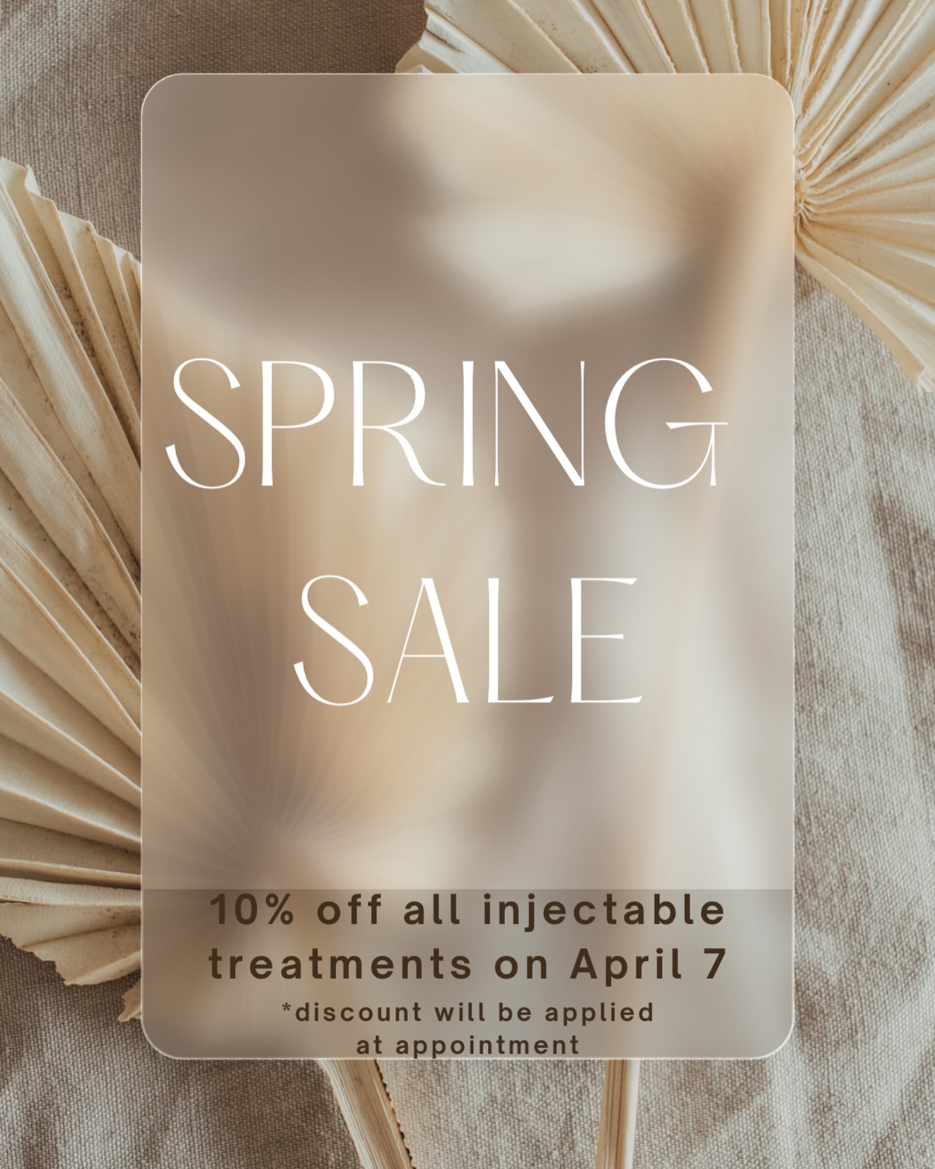 Don’t miss out on our Spring Sale for all injectables with Nurse Karolina on April 7. 
Limited spots available ✨✨
Click the link in the bio to book your spot! 
#injectables #vaughanlips #vaughandysport #dysport #lipinjections #filler #nurseinjectors #cheekfiller #jawlinecontouring #facialbalancing #beauty