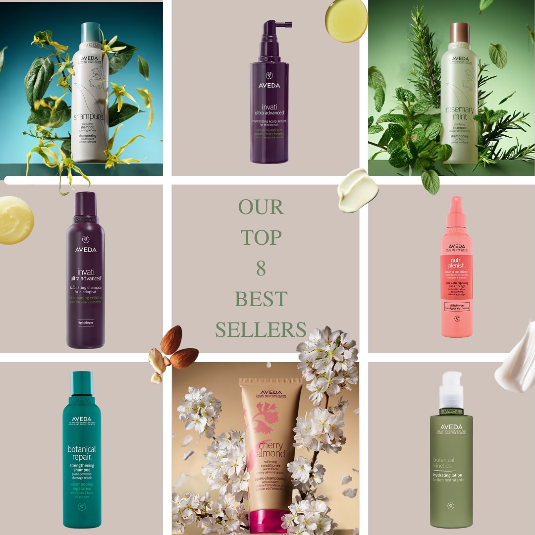 ✨ Our Top 8 Best Sellers! ✨
These are the Aveda products our guests keep coming back for! From strengthening shampoos to hydrating treatments, these essentials will keep your hair looking its best. Visit us at Verb Salon to shop your faves! Which one is your must-have?
#Aveda #AvedaSalon #HairCare #VeganBeauty #BotanicalRepair #Invati #Nutriplenish #RosemaryMint #CherryAlmond #HealthyHair #SalonFavorites #BestSellers #CrueltyFreeBeauty