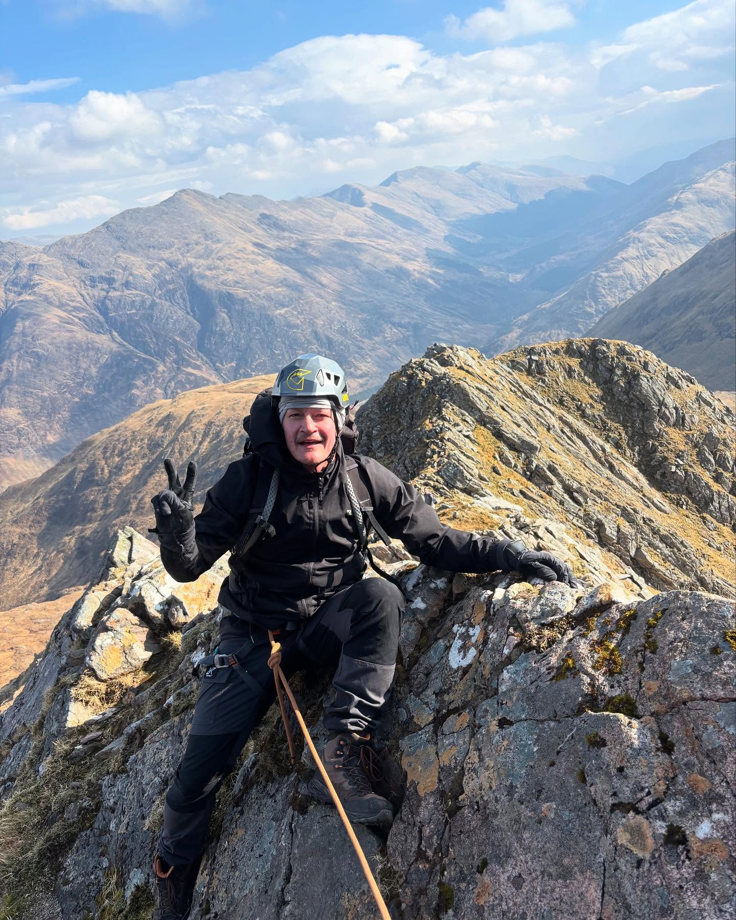 A selection of photos from guiding days out in the mountains recently. Winter climbing was replaced by sunny spring scrambling.
Featuring the east ridge of Beinn a’Chaorainn, the Forcan ridge on the Saddle and Tower Ridge on Ben Nevis.
Thanks for joining me in the mountains Matt, @devanmiller1 and @cstephenson86
@brit_mt_guides