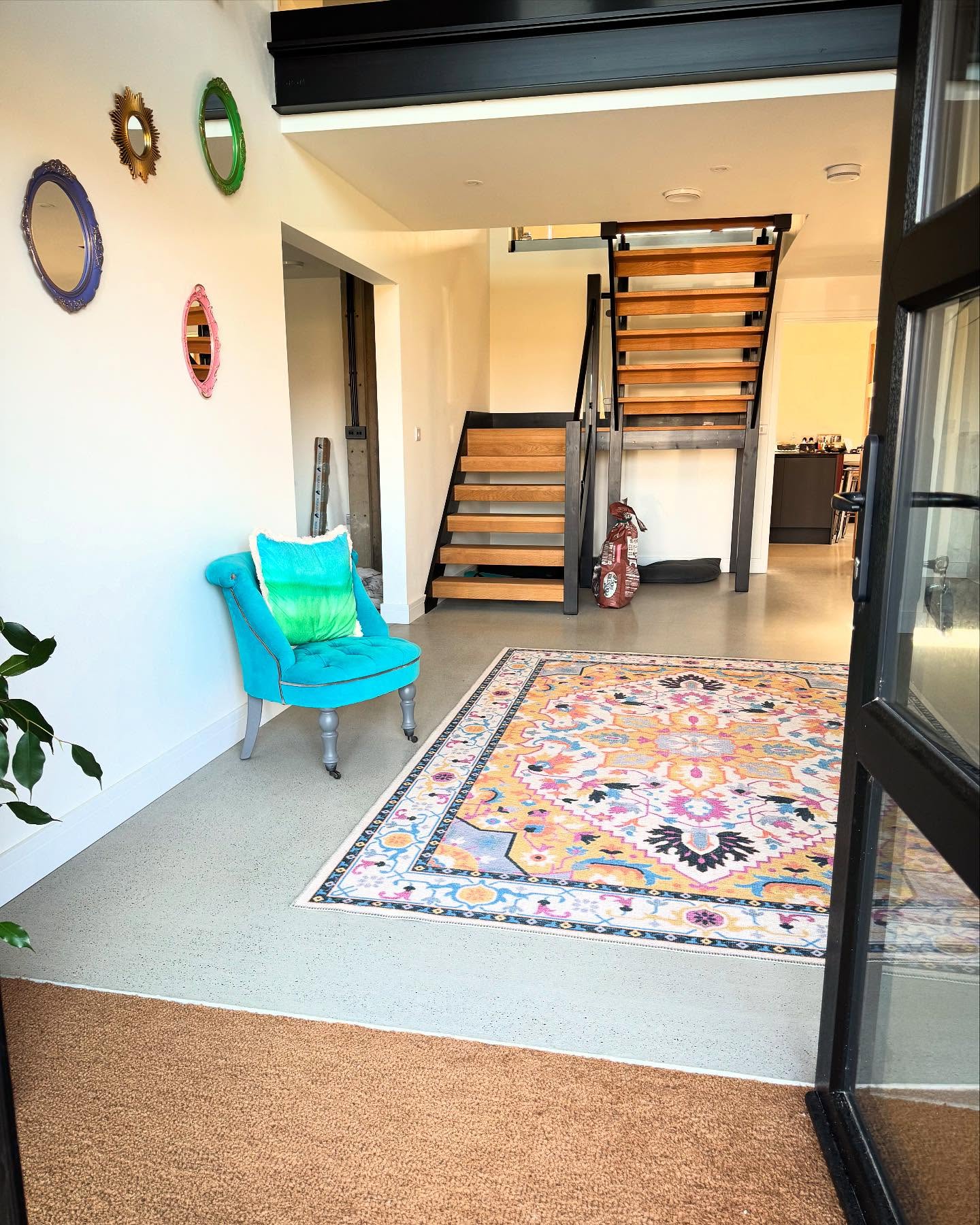 Before & after shots of a stunning polished screed floor in Holsworthy, North Devon!
This front entrance lobby showcases fine detailing, with a seamlessly sunken entrance mat sitting flush with the polished screed for a sleek, level finish. The screed used is Cemfloor, supplied by @macplant_construction_ltd , and expertly polished by @cementall .
#polishedscreed #screeding #liquidscreed #entrancelobby #seamlessfinish #cemfloor #cornwall #devon #somerset #southwest #bude #selflevelling #flooringcontractor #underfloorheating