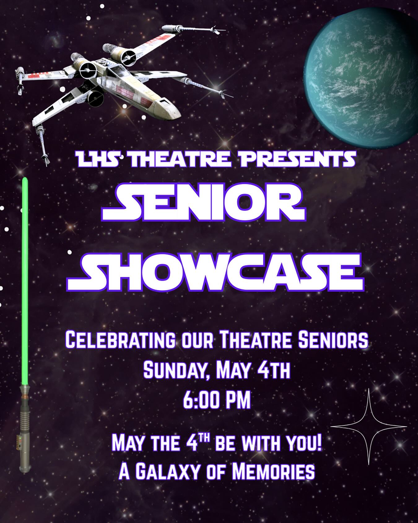 Come celebrate our seniors with us on May 4th at 6:00 PM at the Lewisville High School Stuver Auditorium!