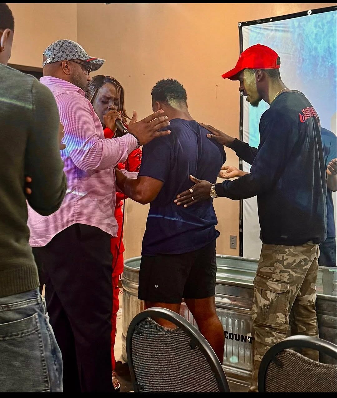 Words cannot describe how blessed I am and how grateful to have my family with me during my baptism. Since my 21st birthday God has been pulling on my heart and drawing me closer to Him. He has taught me what it means to truly trust Him and that He does indeed have a perfect plan for me. (Proverbs 3:5-6, Jeremiah 29:11)
Every week from 11/12/2024 up until 5/25/2025 God has challenged me to go deeper in intimacy with Him.
The word is alive and it speaks!
Through this journey my heart posture has changed and I have been renewed so I can say that Psalms 23 has become my new heart posture and I am learning to receive perfect unconditional love from my Father in Heaven (Galatians 4:5-7, John 10:27-29 NKJV). With my eyes fixed on Jesus, I know that I cannot fail and where my strength comes from (Nehemiah 8:10 NKJV).
I challenge every person who reads this to seek your Father in Heaven. If he is calling you to come home, then go home (Luke 15:11-24 NKJV). Or, if he is calling you deeper then move with Faith for Faith without Works is dead. God is close to the broken hearted and he is always there with you during the storm. All things will work together for your good and his promises are Yes and Amen (II Corinthians 1:19-20 NKJV).
I love you guys but God loves you more because it was His son Jesus Christ who died on the cross for you and I (John 3:16).