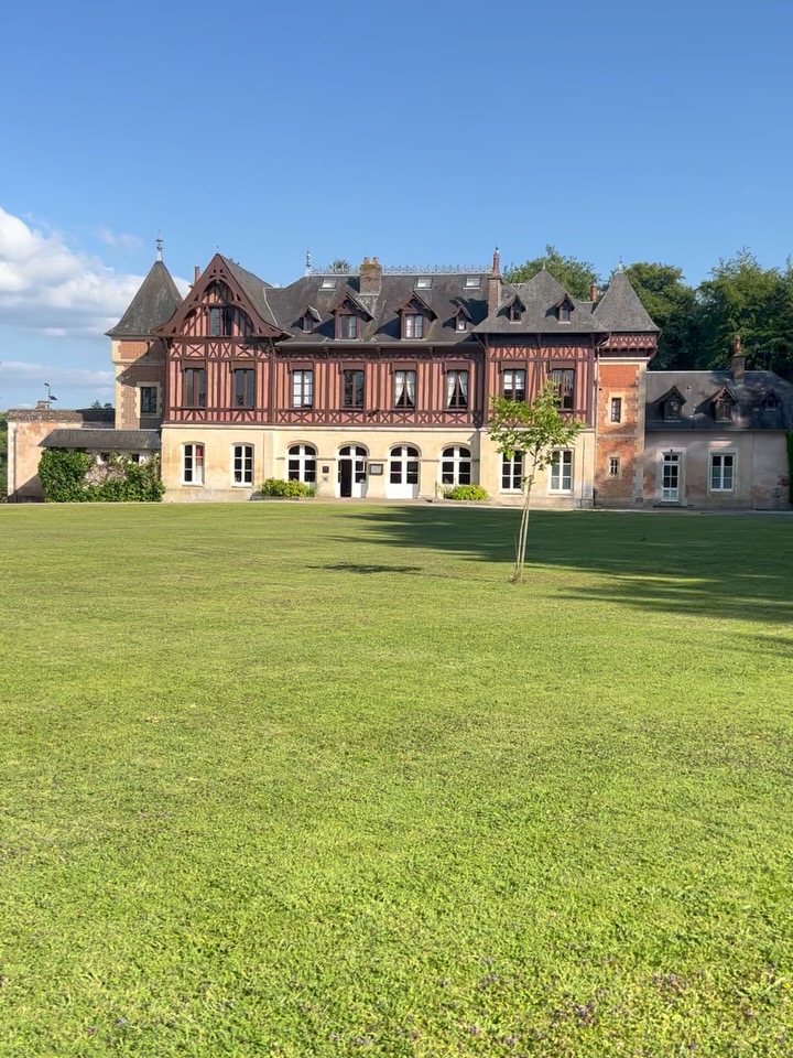 First day in Normandy, obsessing over every detail at the Paivllion en Gouffern hunting lodge.