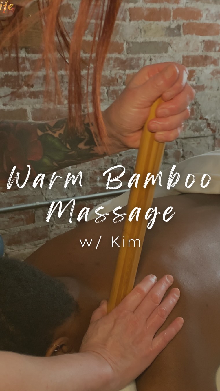 A unique relaxation experience paired with Kim’s signature, flowing Lomi Lomi inspired Hawaiian massage techniques.
The benefits of warm bamboo massage include…
- Provides firm pressure with overall warmth to work deep into sore muscles.
- Increases joint and muscle flexibility.
- Relaxes tight muscles and releases stress and tension.
- Alleviates arthritic pain.
- Increases circulation.
+ 
Book your warm bamboo massage with Kim Thursdays-Mondays! 
Video & Editing: @spiritofamar 
+
#eviama #eviamalifespa #eviamalife #spa #phillysoa #philly #spasinphilly #philadelphia #greenspa #holisticspa #holisticwellness #healthandwellness #bamboo #bamboomassage #muscletensionrelief #massage #lomilomi #lomilomimassage #lomilomihawaiianmassage