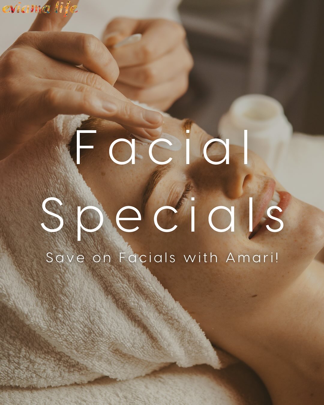 When you book with Amari, our very own Dr. Hauschka Certified esthetician, we have three VERY GOOD deals for you - only through August 20th!
ONE
eviama Dr. Hauschka Facial with a Salt Glow For The Back // $150
This summer special with brighten your skin and make you glad that your back looks fresh and feels smooooooth!
TWO
Rescue Me Facial with a Taste of Microcurrent //$205
Need a real multi-mask facial with extra attention and a visible, firming micro lift? This is it!
THREE
Eyes Renew + Brow Tint // $100
All about the eyes: a simple over all face cleansing with focus on relaxing the eyes, while moving lymph and puffiness, reducing the appearance of dark circles, and giving a pop to brow color. This will frame your newly revived eyes - and make you feel lighter.
+
☎️ Call us 215.545.3344
?️ Book online
? 109 S. 13th Street, Suite 2N, Philadelphia, PA
+
+
+
#EviamaLifeSpa #Eviama #EviamaLife #Philadelphia #PhiladelphiaGreenSpa #Philly #PhillySpa #SaltScrub #HimalayanPinkSalt #Hydrate #Glow #GlowingSkin #NaturalBeauty #HealthyLiving