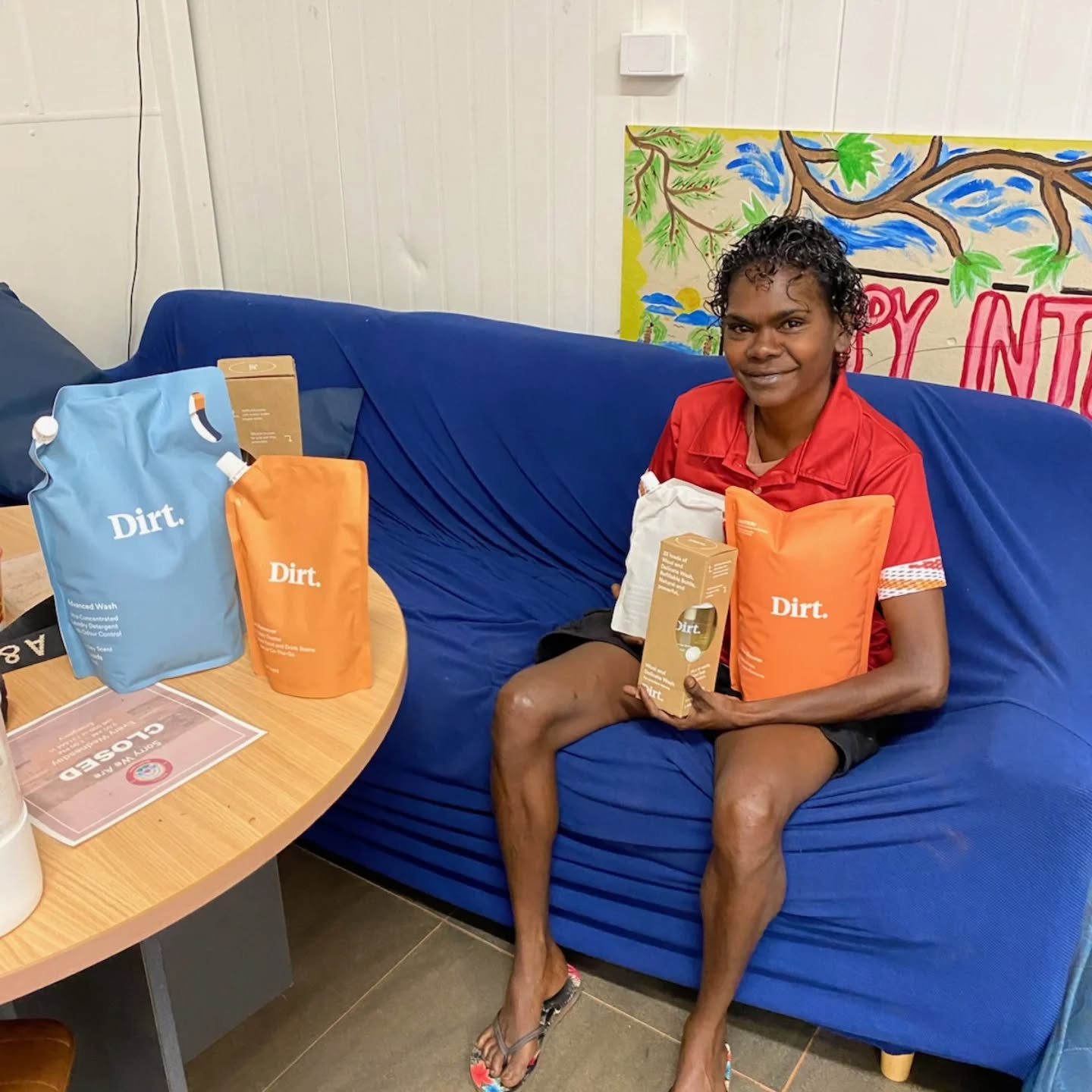 In our remote East Arnhem community, Galiwin’ku Women’s Space is proud to offer a free, fully serviced laundry to support health, hygiene, and dignity for all.
This small but powerful service—free washes, free detergent—is only possible through the kindness of our partners.
Thank you @dirtcompany  for consistently donating your beautiful, sustainable laundry detergent. Your support means our families can access clean clothes with ease and pride.
From one community to another—thank you for standing with us. 💛🧺🌿
#YolŋuLed #RemoteCommunity #EastArnhem #TheDirtCompany #SustainableSupport #CommunityCare #FreeLaundry #GaliwinkuWomensSpace #WashingWithDignity #HealthyHomes #GivingBack #YolŋuStrong
@thedirtcompany