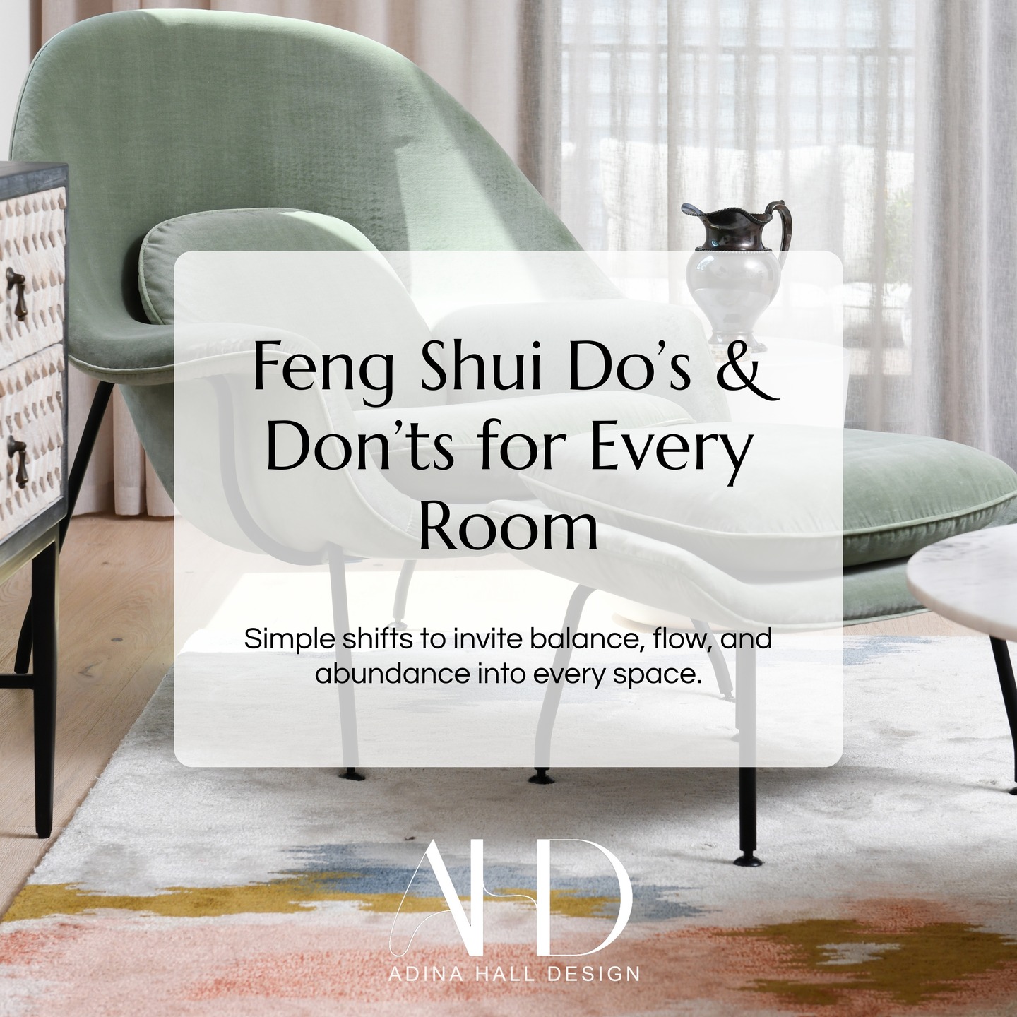 Your home might look gorgeous… but is the energy ✨ working against you?
Think:
✅ U-shaped seating = better conversations 
✅ Beds in the “command position” = safety + balance. Translation: you should see the door from bed, but not line your feet up with it (aka the coffin position 😬).
❌ Knives out = bad vibes (literally). And no one needs your whole Cutco collection on display (yes, the scissors are amazing ✂️).
❌ Toilet as the first thing you see = energetically draining and just… unsightly.
❌ Mirrors reflecting your front door = money + energy walking right back out.
Small shifts, big difference. ✨
Save this post for when you’re ready to refresh your space.
Design by @adinahalldesign