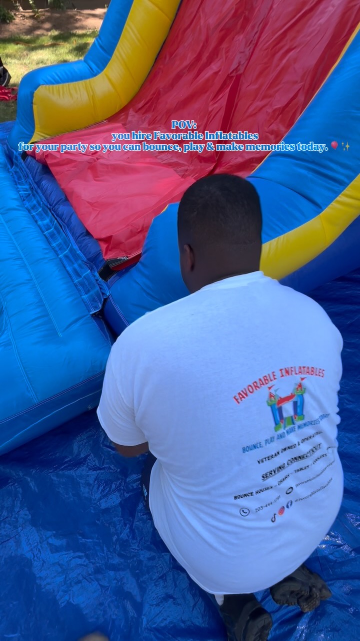 Watch the magic happen! From setup to smiles – Favorable Inflatables brings the fun straight to you.
✅ SIOTO Certified = Safety First 🙌
💥 Bounce, play, & make memories today with our inflatables that keep the party going strong! 🏰✨
#FavorableInflatables #BounceHouseFun #PartyDoneRight #SIOTOCertified #familyfun #partytime #partyrentals #letthefunbegin #connecticut #partyrental #ctsmallbusiness