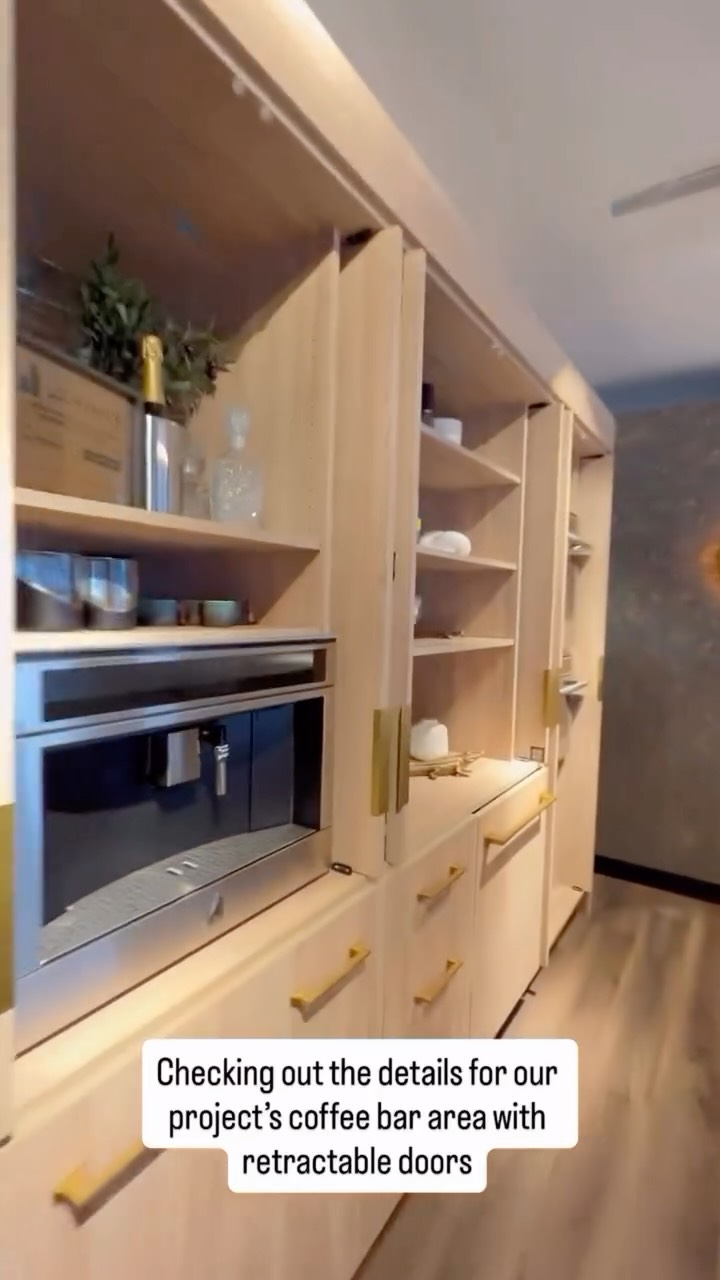 Recently visited the @jennair and @whirlpoolusa private showroom and training facility. We were impressed to see the same cabinet style we're designing for a current project, giving us a sneak peek into our clients' future space.