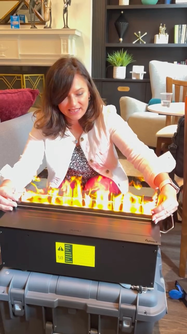 We just found the ultimate fireplace game-changer for families with little ones...vapor fireplaces are a sanity-saver! dual duty for our dry Chicago winters and anyone concerned about CO2, these are a great alternative. We love that you can customize the colors and flame height, which beats out ethanol and electric fireplaces we've tried.