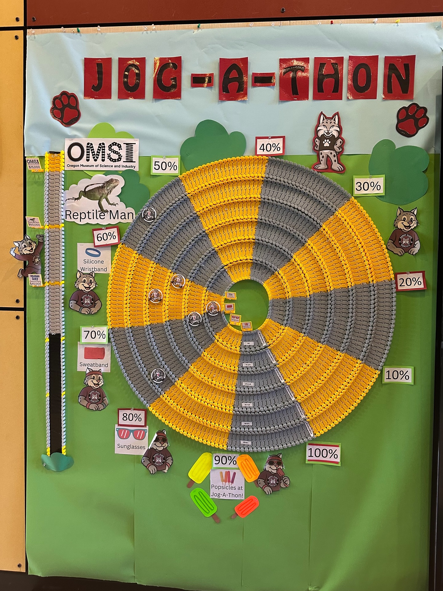 Jog-A-Thon Update! All grades are so close to earning more swag! Donโt forget to register on PledgeStar - you can find the link in our bio ๐ค