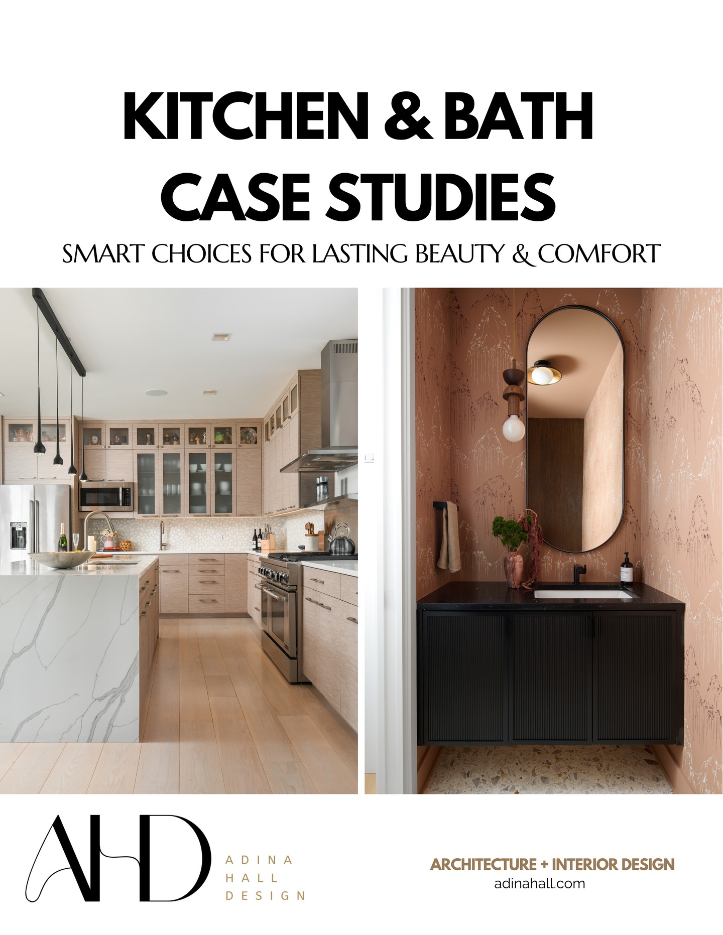 Want to know what it really takes to go from Good → Better → Best? Explore our Exclusive Kitchen & Bath Case Studies for smart design moves and honest investment ranges.
Our clients trusted us to reimagine their kitchens and bathrooms—and the results speak for themselves.
Swipe through these Before & Afters to see how thoughtful choices (and the right design partner 😉) transform everyday spaces into showstoppers.
Design by @adinahalldesign