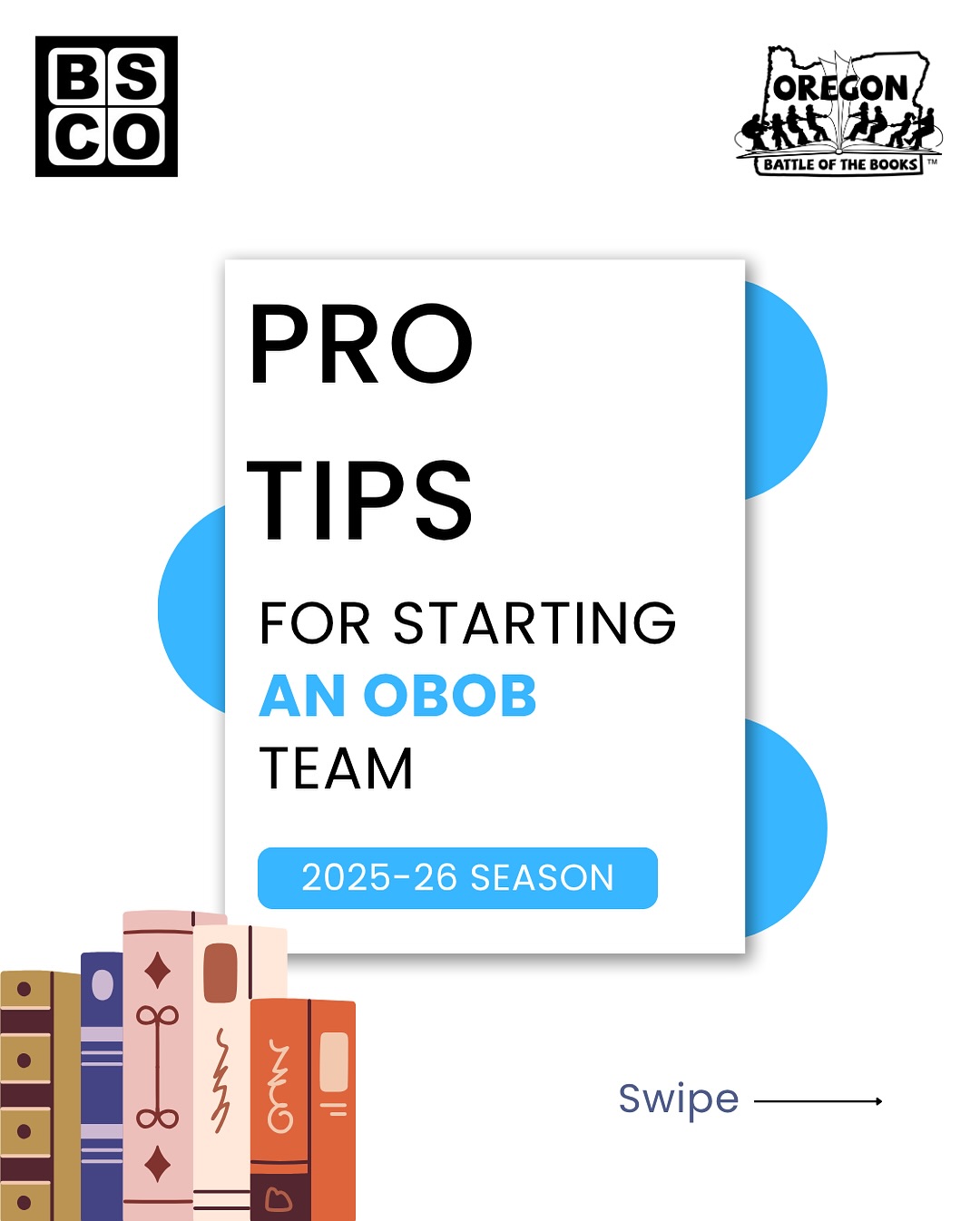 Friendly reminder that the OBOB registration deadline is **this Tuesday** โฐ If you need some help organizing a team, read the helpful tips above! And as always, you can find more info at bonnyslopebsco.org ๐ป๐