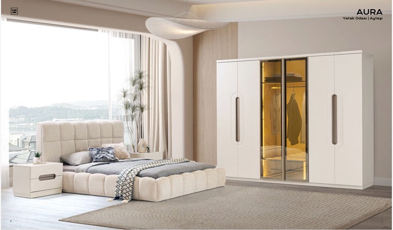 ✨ Yeni Model: Aura Yatak Odası ✨
Zarafetin, kaliteyle buluştuğu nokta…
%100 MDF gövde yapısı, ince detaylarda zarif işçilik ve yüksek kalite anlayışıyla tasarlandı.
Gecelerinize huzur, sabahlarınıza şıklık katacak bir tasarım! 🛏️💫
#AuraYatakOdası #YeniModel #YüksekKalite #Zarifİşçilik #Mobilya #Dekorasyon #EvDekoru #MDFKalitesi #ŞıklığınAdı