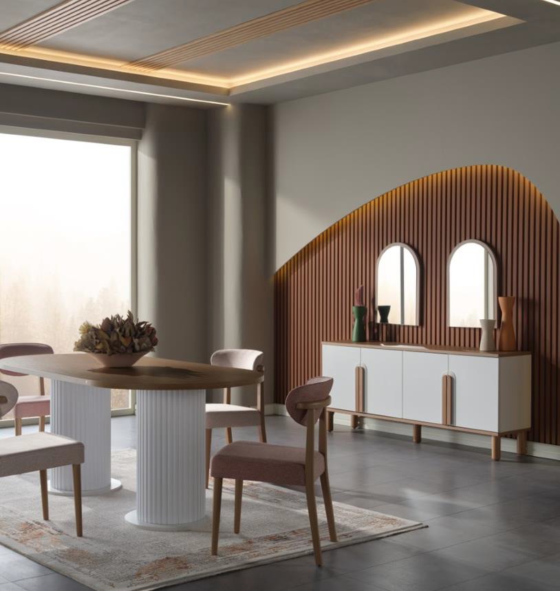 MONDİHOME'DAN BOHEM TARZIN NATÜREL ATMOSFERİNİ YANSITAN; YENİ BOLERO YEMEK ODASI TAKIMI!...
Bolero Yemek Odası Takımı; Minimalist Çizgileri ve Modern Tasarımıyla Evinize Şık Bir Dinginlik ve Benzersiz Konfor Katıyor!
#Mondihome #Bolero #YemekOdasıTakımı #BohemTarz #Mobilya