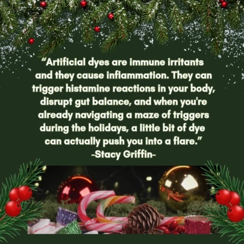 Not all holiday treats are as harmless as they look. Sometimes the smallest ingredients can have the biggest impact on inflammation and flare-ups—especially this time of year.
#AutoimmuneAdventures #DyeFreeLiving #InflammationAwareness #ChronicIllnessTips #AutoimmuneHealth #GutHealthMatters #HistamineSupport #HolidayEatingTips #TriggerAware #HealingHolidays