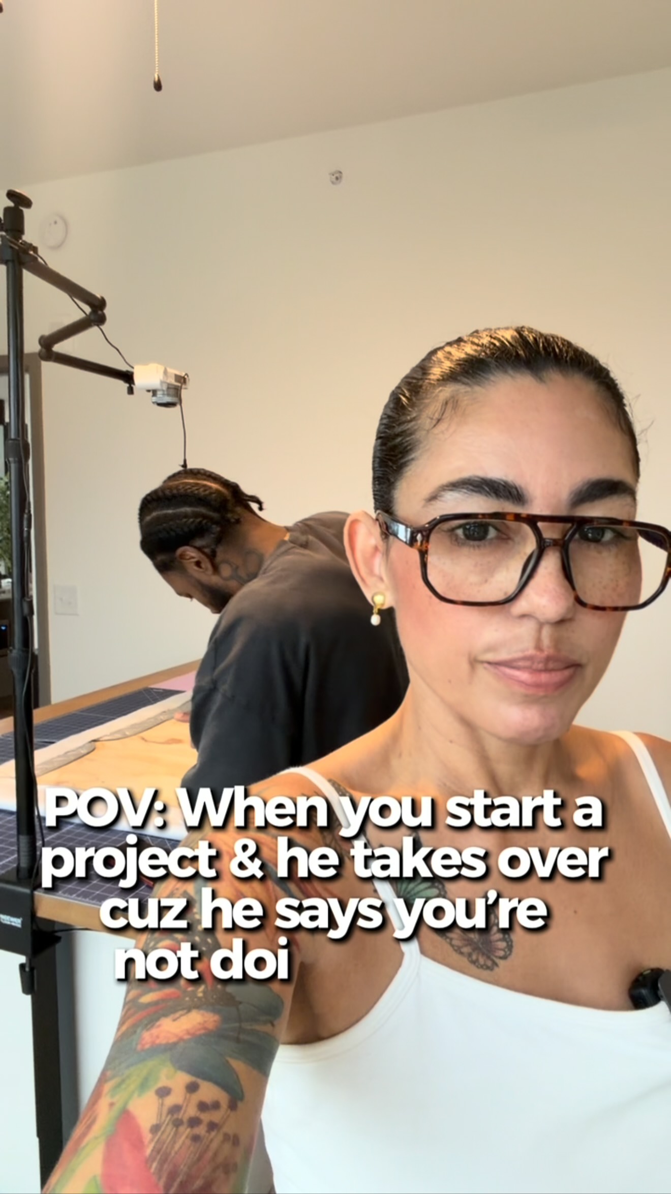 😂 sir I can handle a staple gun 😑😂