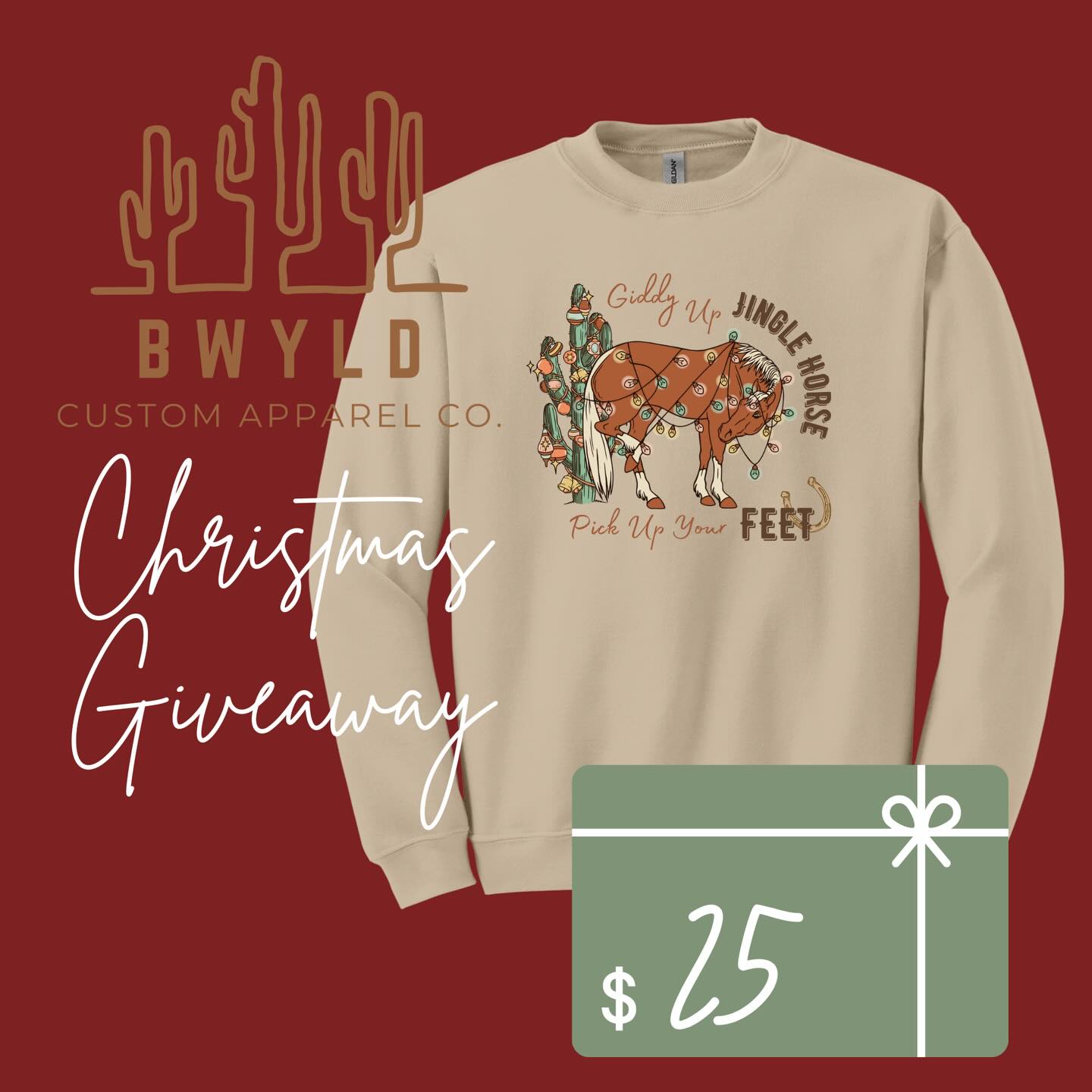 ** Contest Closed, Whitney LHeureux is the winner!
A quick Christmas Giveaway 🎄🎅🏼☃️🎁
Today is the last day to place orders for Christmas.
And a little giveaway, cause I LOVE CHRISTMAS.
All you have to do is comment below your fav Christmas tradition!
Sharing to your story will give you an extra entry.
Winner picks their fav Christmas Crewneck from the website in adult or youth size plus a $25 shop credit.
And the odds of winning are HIGH as our post visibility has been super low.
**winner pays shipping if applicable.