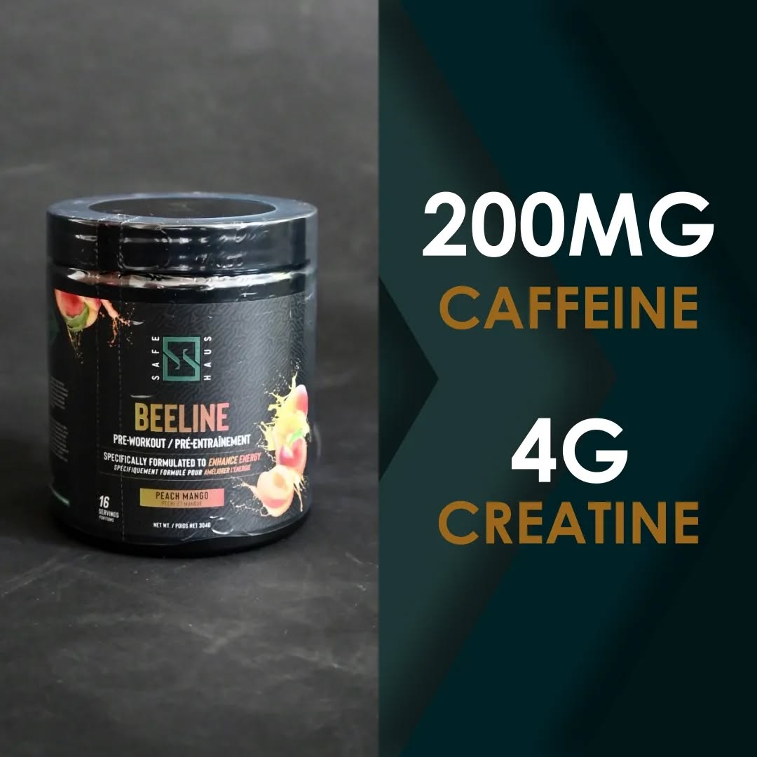 More Energy More Focus! Beeline is formulated to improve muscle endurance to help you get those last reps. We've made supplements easy by including the daily dose of creatine into each scoop.
Link in bio: @safehaus.co