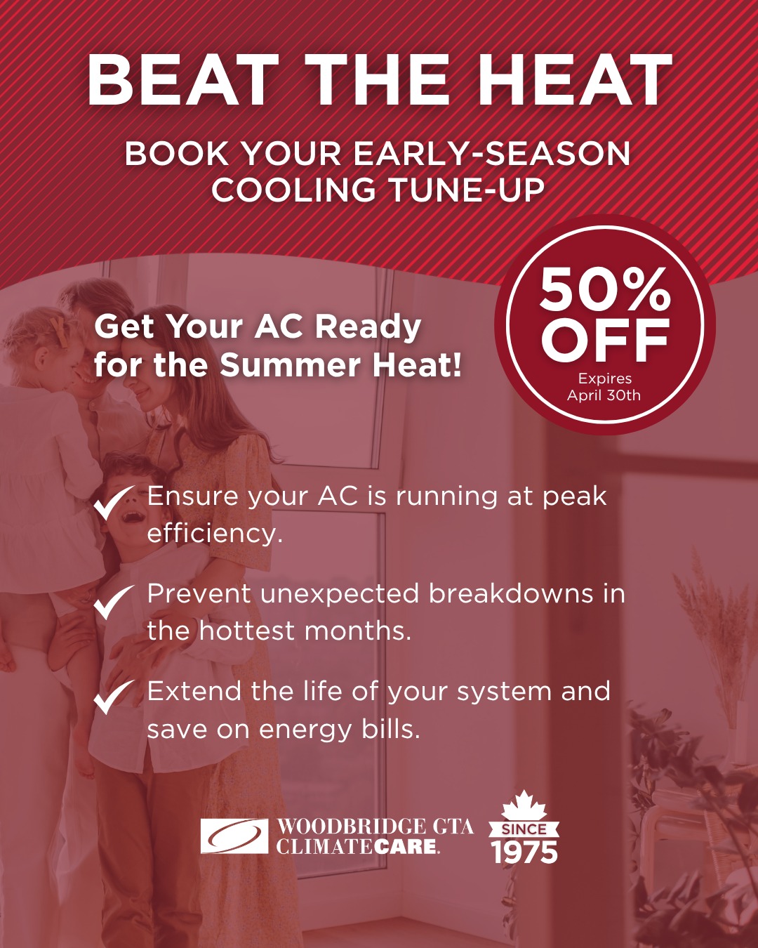 Beat the heat before it even begins ☀️
There’s nothing worse than turning on your AC during the first hot day of the season… only to find it’s not working properly. An early-season cooling tune-up helps keep your system running efficiently, reduces the risk of unexpected breakdowns, and keeps your home comfortable when you need it most.
Right now, enjoy 50% off your tune-up, the perfect opportunity to get ahead of the summer season while saving on energy costs and extending the life of your system.
Thinking about a new AC? Explore your options with us. From central air systems to ductless units and high-velocity/Unico solutions, our team can help you find the right fit for your home and lifestyle.
? Book an appointment right from our website and get started today (link in bio).
**Offer ends April 30th. Cannot be combined with any other offer or applied to an active WeCARE membership.