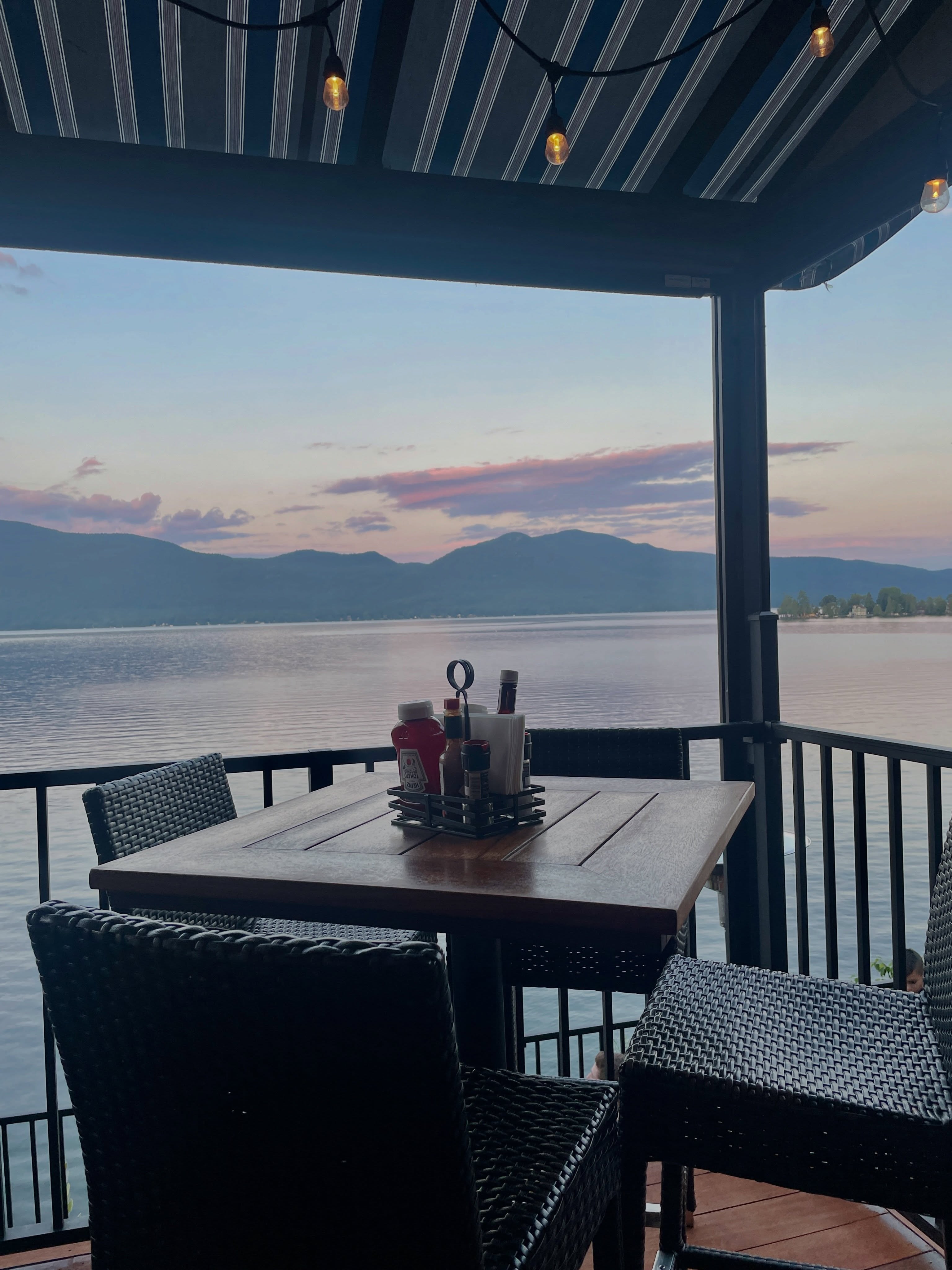 We saved you a seat…
Tavern on the Lake at Blue Water Manor is officially open for the season at 4pm this Friday, May 1st!?
Call 518-644-5400 to make your dinner reservations?